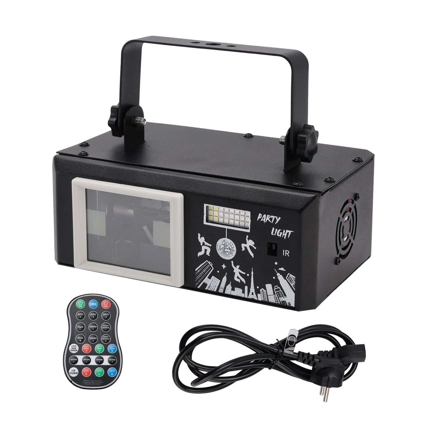 6IN1 Stage Laser Light Disco Party LED UV Stage Lighting System Club Stage Light