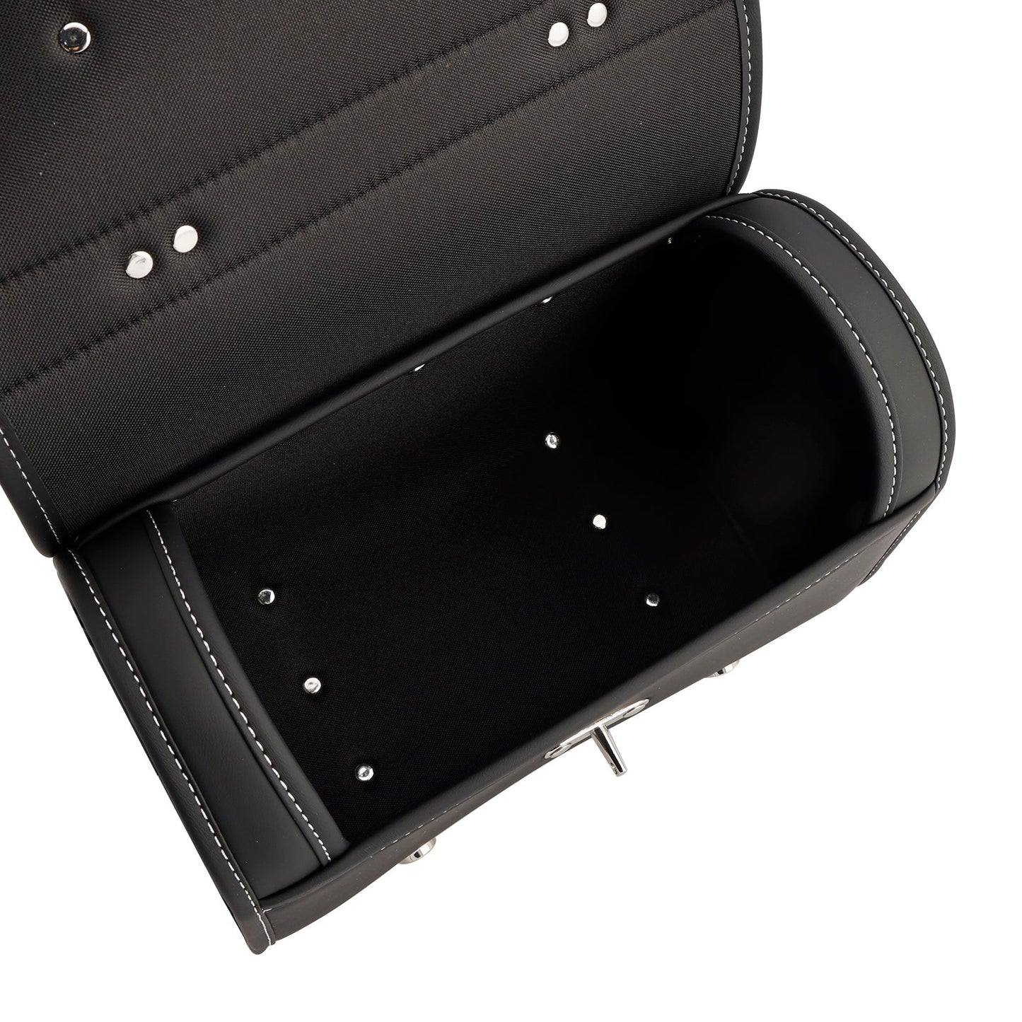 Pu Side Tail Bag Saddlebag Color Matching Luggage White For Scooter Motorcycle White