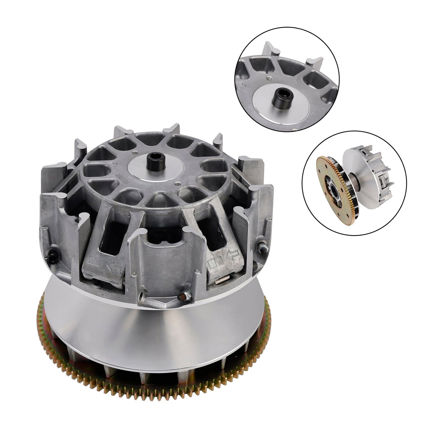 2008 Can-Am Outlander MAX 400 XT Front Clutch Variator Pulley Set 420684400/420684401 420280245/420280247