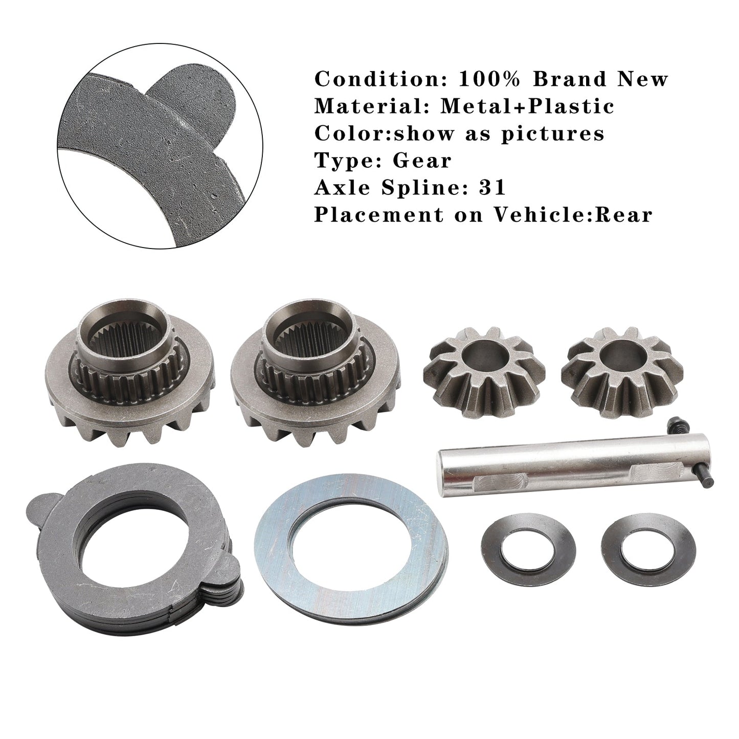 2006 Lincoln Mark LT 8.8" Traclok Posi Clutch Pack Kit Lsd Spider Gears ZIKF8.8-T/L-31