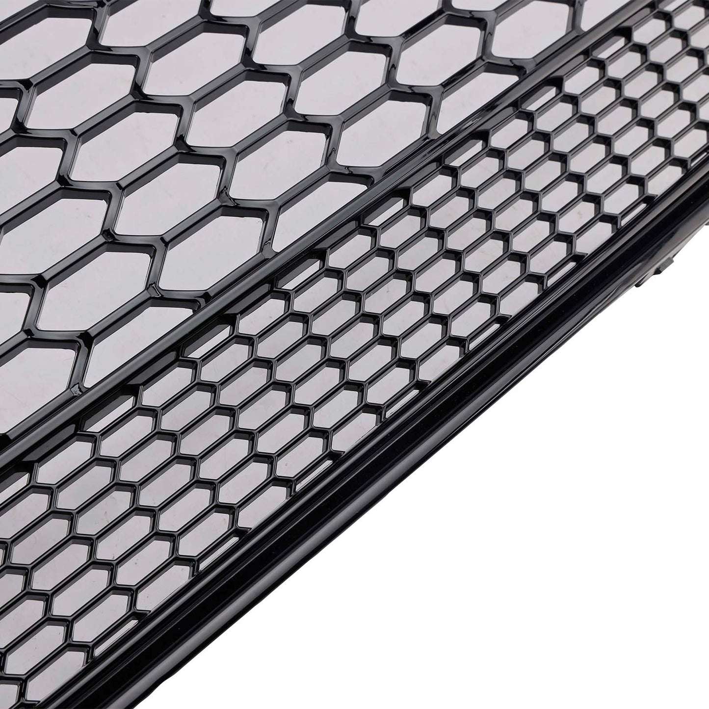 2005-2015 Fit for Audi Q7 Gloss Black Front Bumper Radiator Vent Mesh Grill Grille