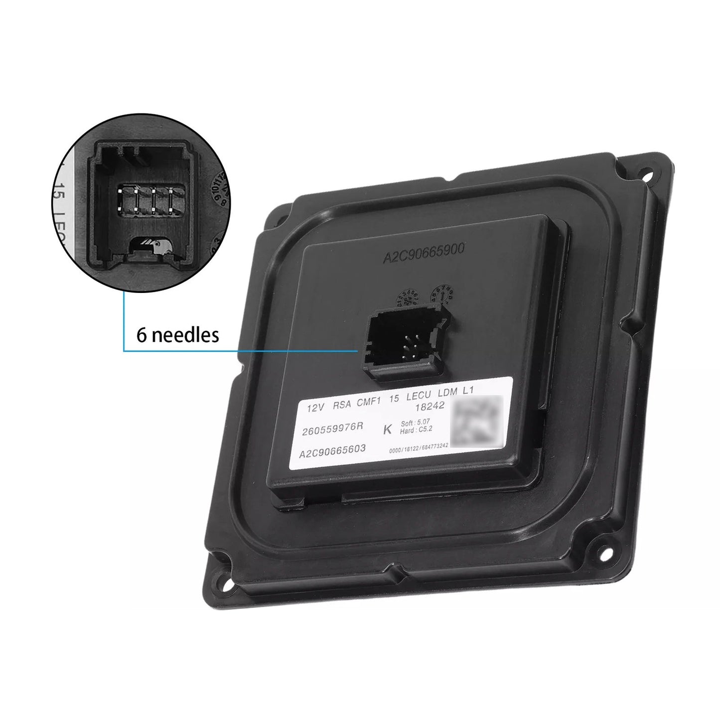 LED Headlight Ballast Control Unit Module A2C90665603，260559976R