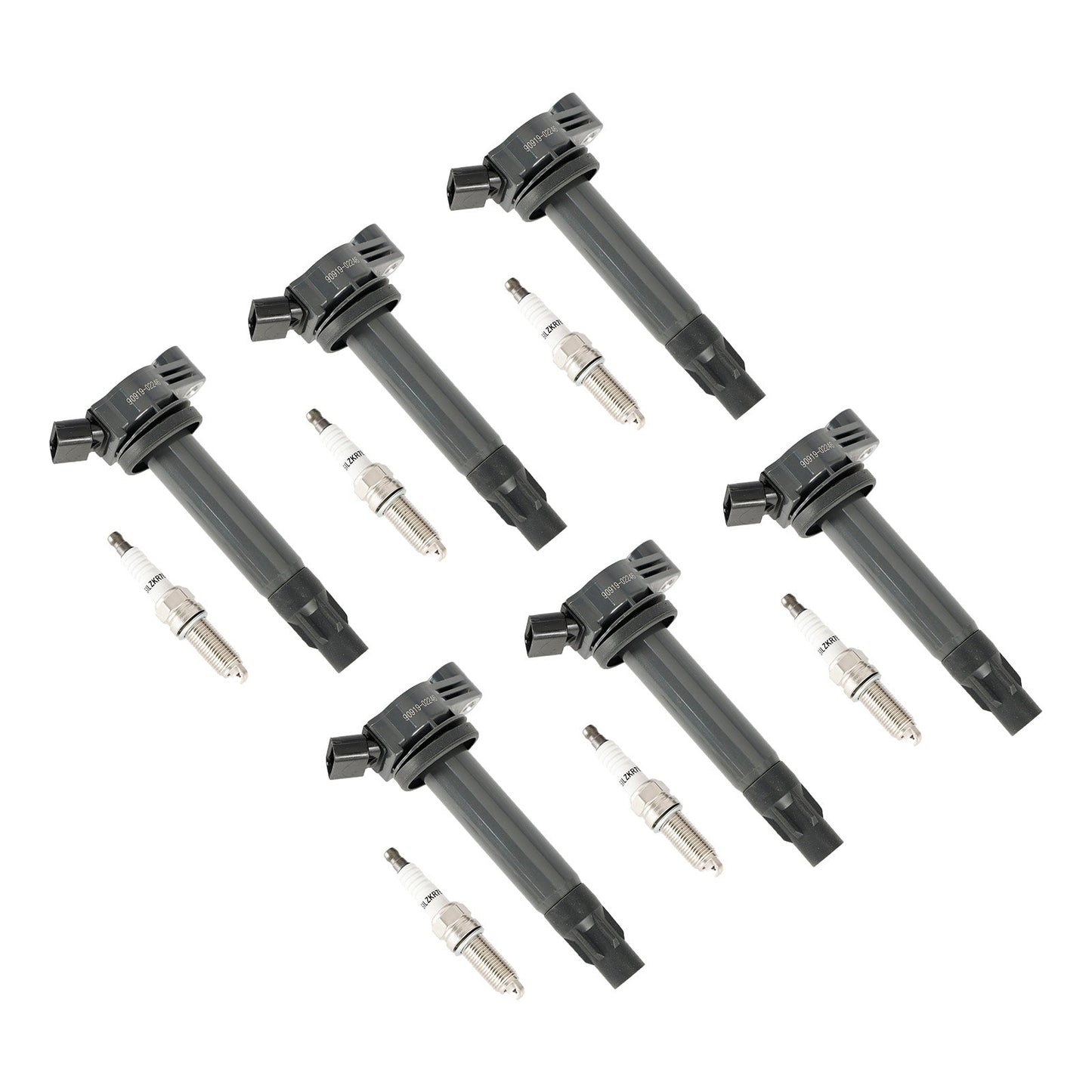 2006-2008 Lexus RX400h 3.3L V6 6x Ignition Coil +Spark Plug UF506 31IC71AA2756