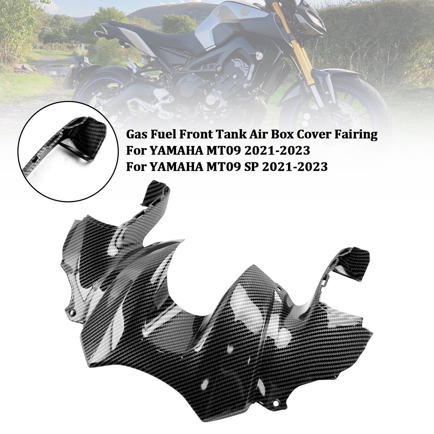 2021-2023 YAMAHA MT-09 MT09 SP Front Tank Air Box Cover Fairing