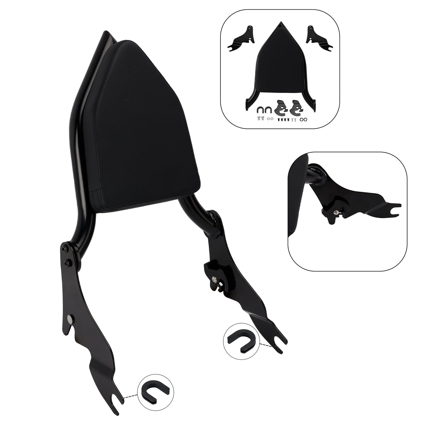2010-2013 ROAD GLIDE CUSTOM FLTRX Passenger Sissy Bar Backrest