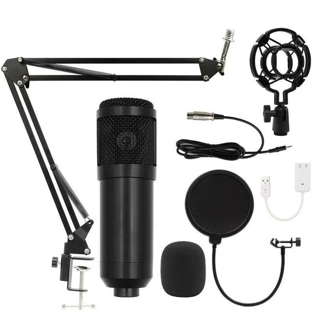 BM800 USB Condenser Microphone for PC Studio Microphone Kit Singing Streaming