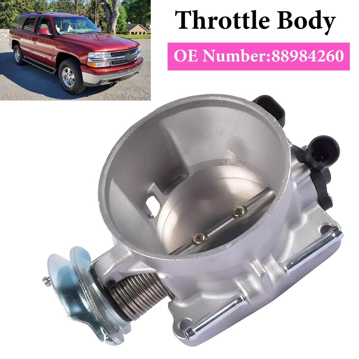 2000-2002 GMC Yukon 4.8L Throttle Body 88984260