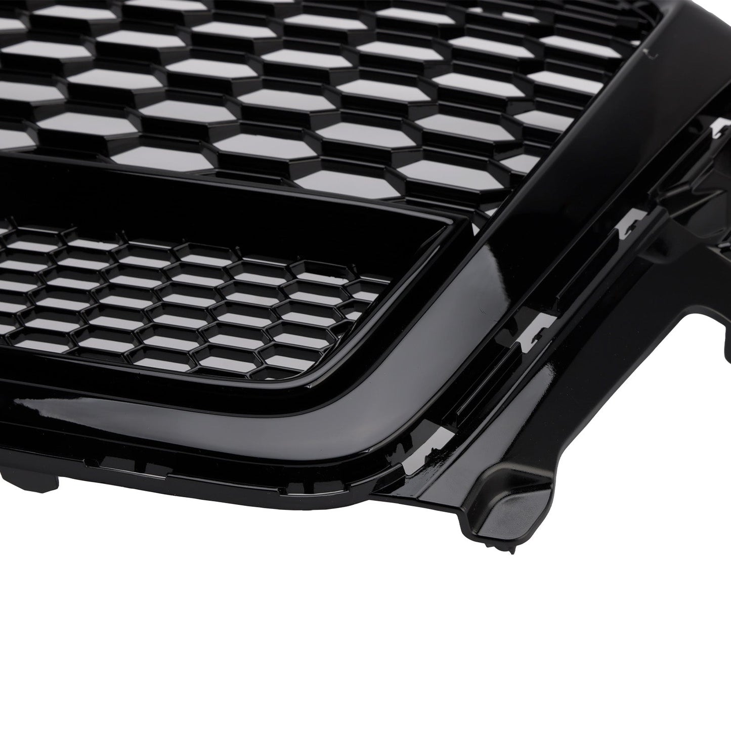 2016-2019 Audi Q7 SQ7 Gloss Black Front Bumper Radiator Vent Mesh Grill Grille 4M0853651F