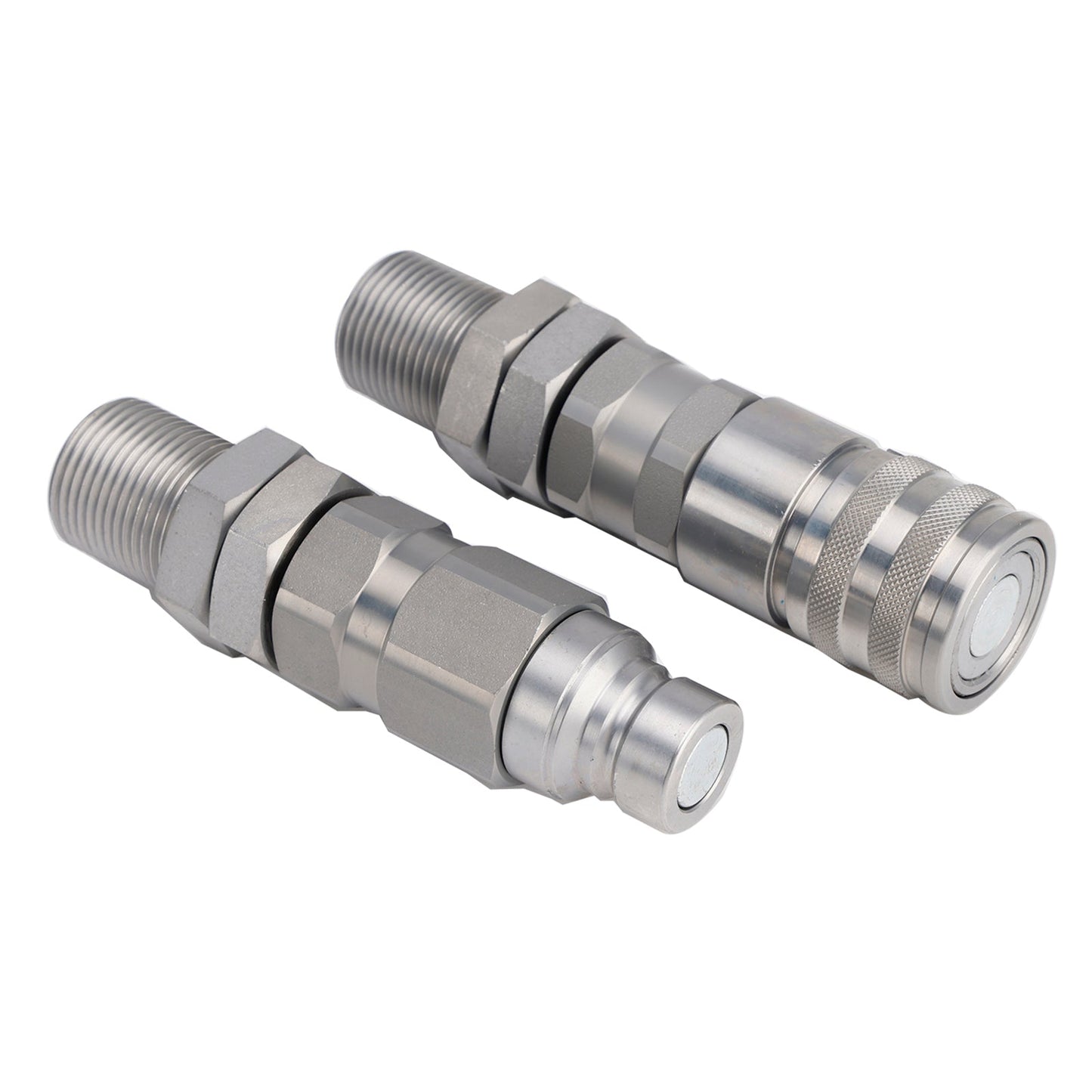 Hydraulic Flat Face Coupler Kit KV14216 AT312470 For John Deere 250 315 326D