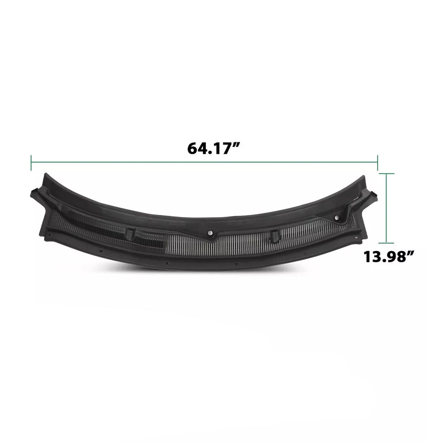 2015-2016 Ford Police Interceptor Utility Base 3.5L V6 - Gas, 3.7L V6 - Flex, 3.7L V6 - Gas Windshield Cowl Grille Top BB5Z78022A68AA