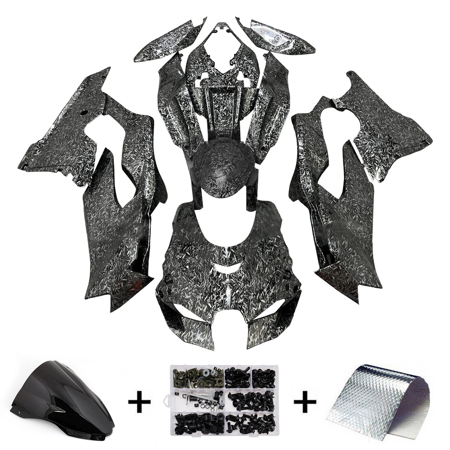 Injection Fairing Kit Bodywork ABS fit For Kawasaki ZX-10R ZX-10RR 2021-2025