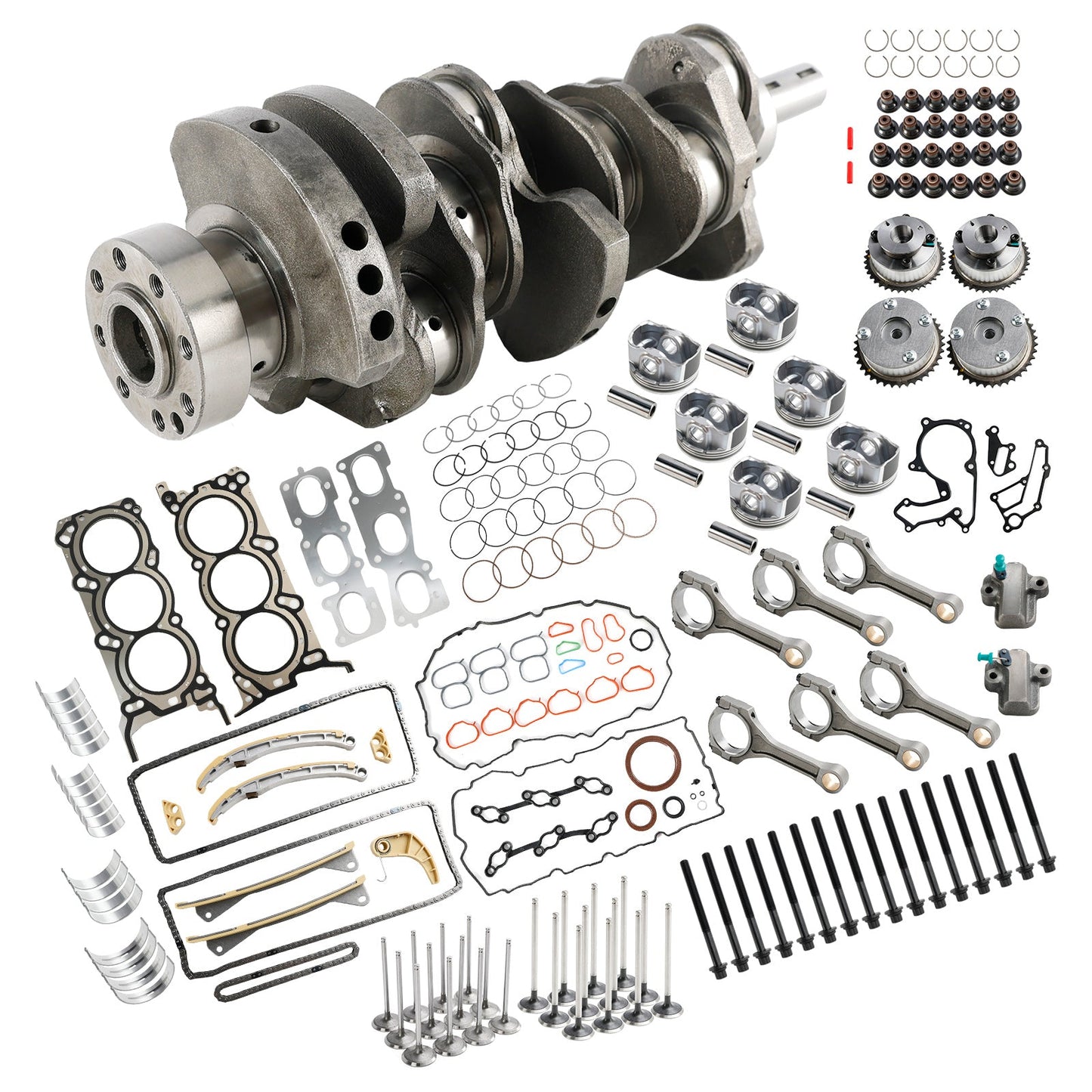 2014-2019 Hyundai KIA Cadenza 3.3L G6DH Rebuild Overhaul Kit w/ Crankshaft Rods Timing