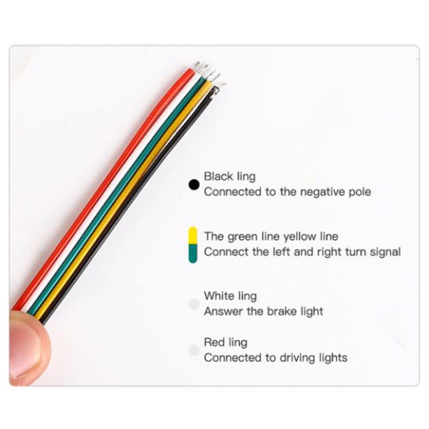Car Truck LED TailLight Strip Turn Signal Lamp Flowing Dynamic Fish Bone 1.5 meters