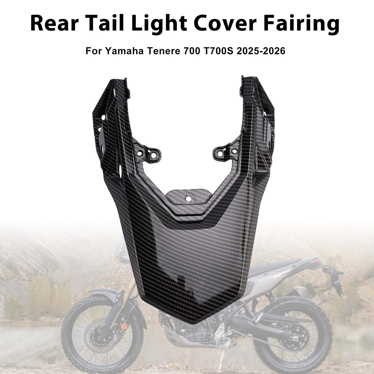 2025-2026 For Yamaha Tenere 700 T700S Rear Tail Light Cover Fairing