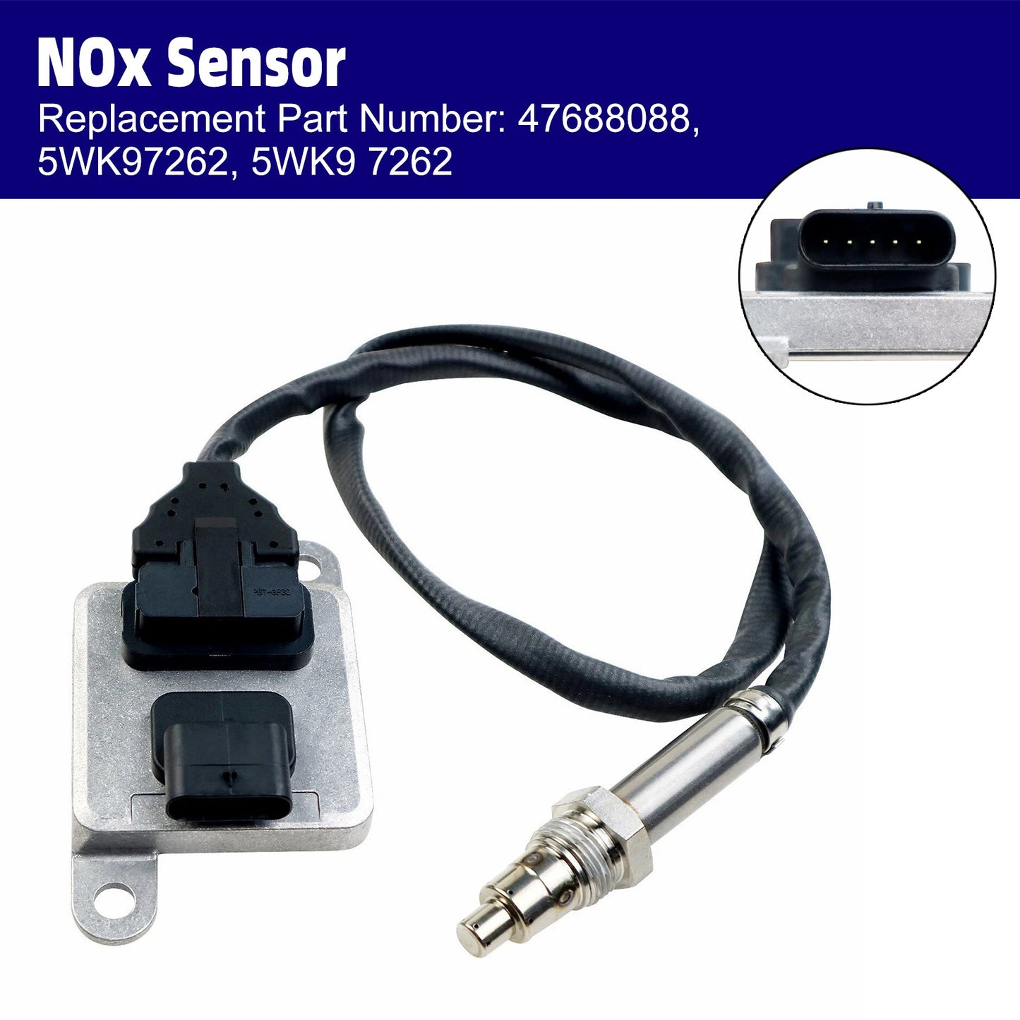 For Bale Wagons-102 103 105 Nox Sensor Nitrogen Oxide Sensor 47688088, 5WK97262