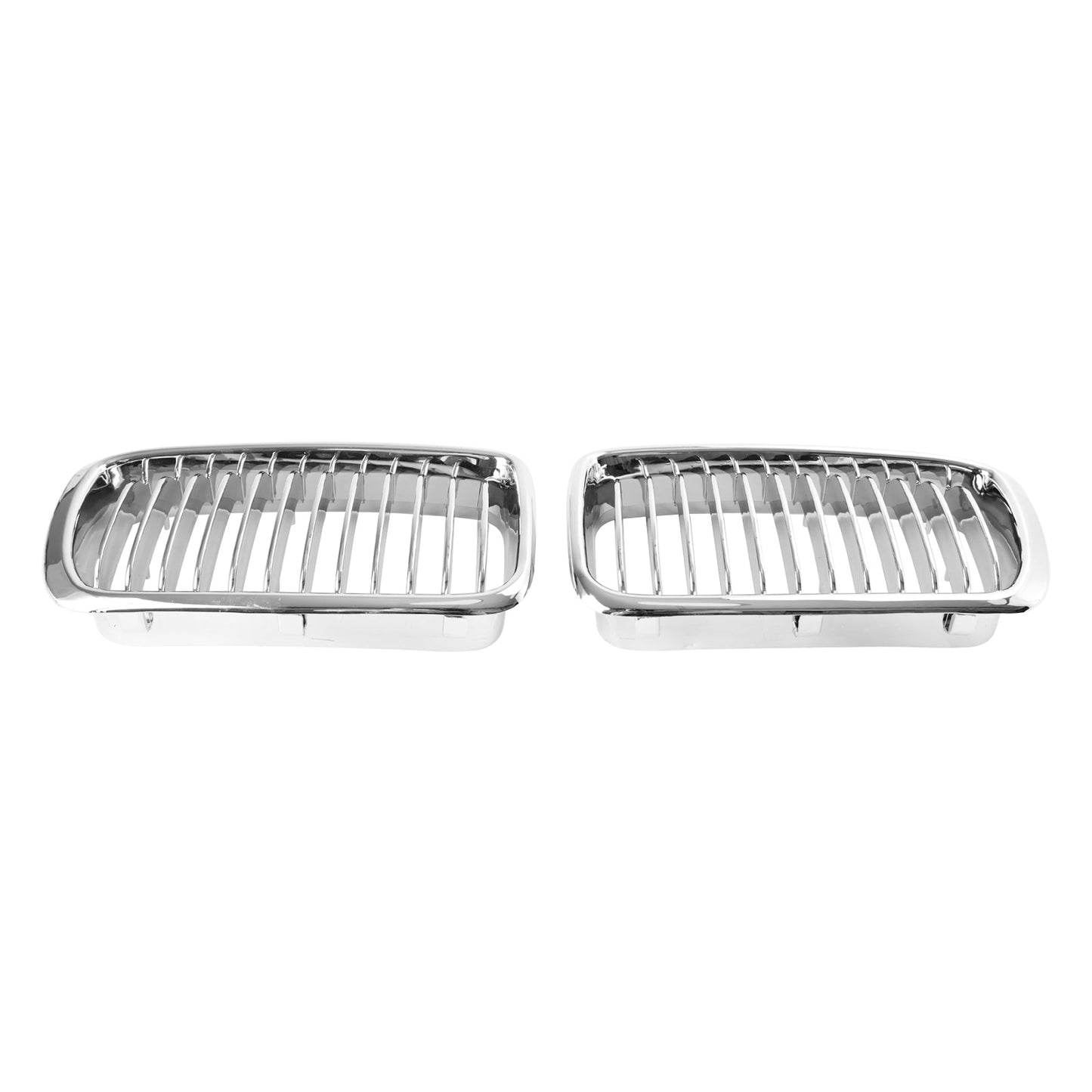 1994-2001 BMW 7 Series E38 Chrome Front Kidney Grill Grille 2PCS