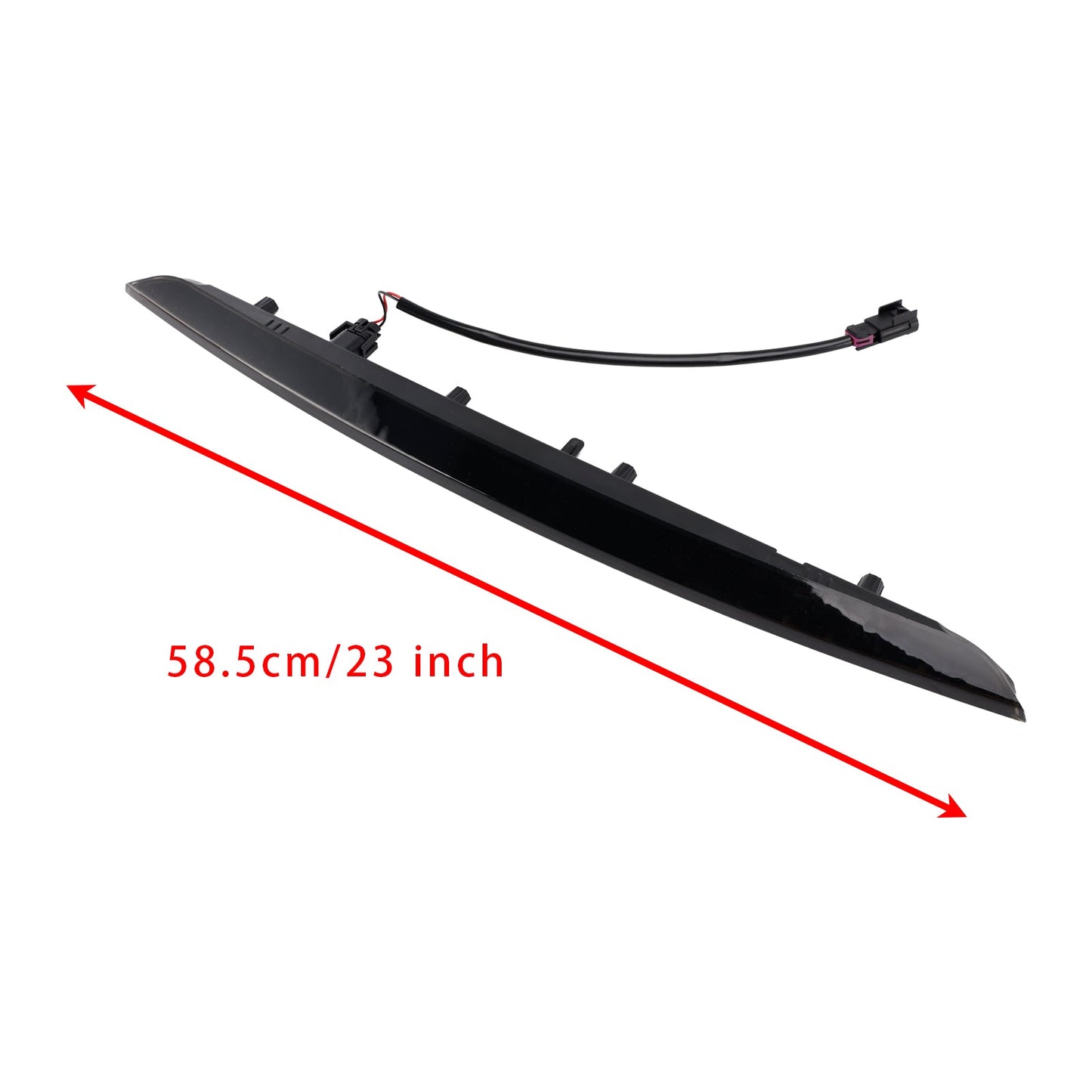 2016-2018 Lincoln MKX Rear High Mount Brake Light FA1Z-13A613-AB Black Lens