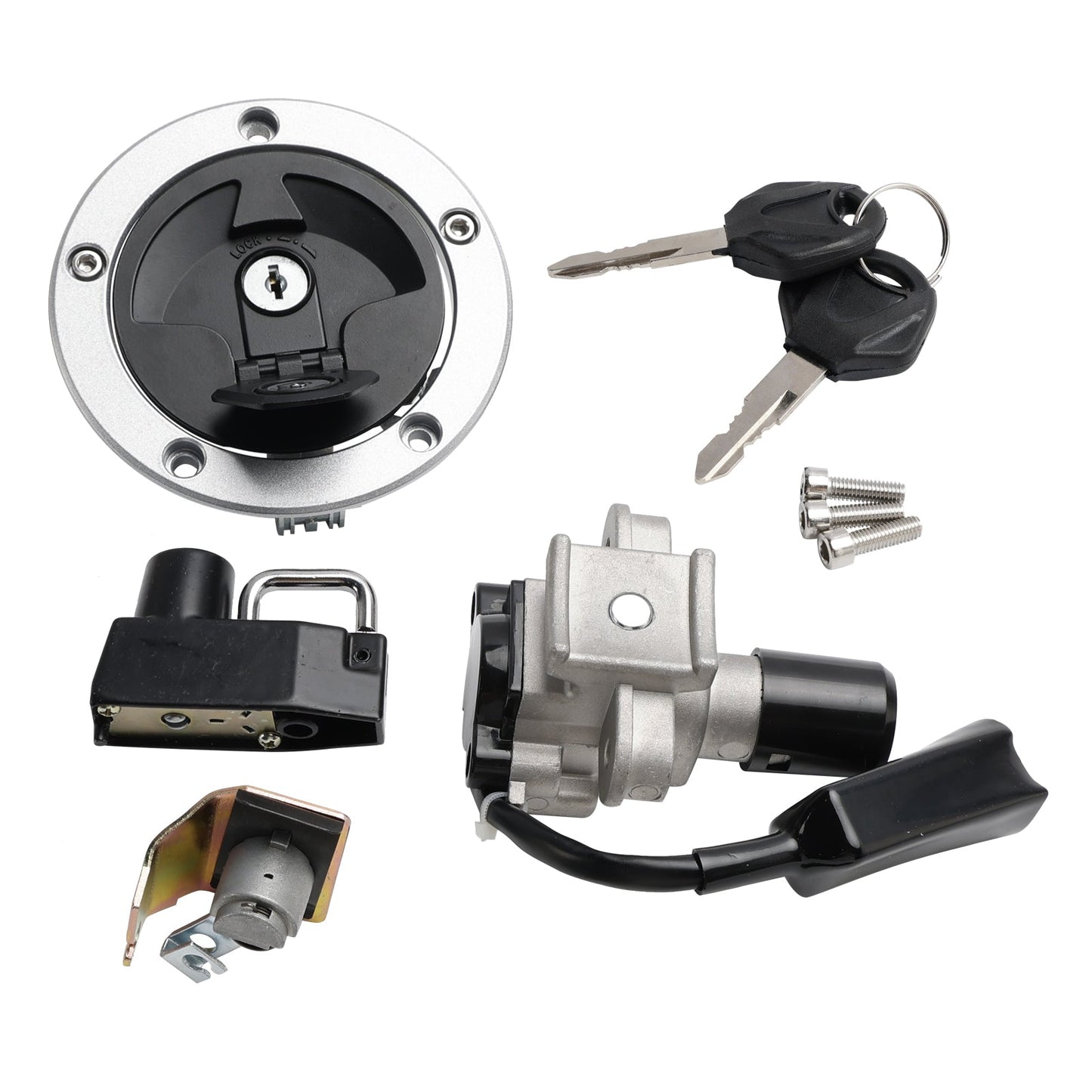 NEW Lock Set For Kawasaki BR125J Z125 Pro 2017 2018 2019 2020 2021 2022 2023