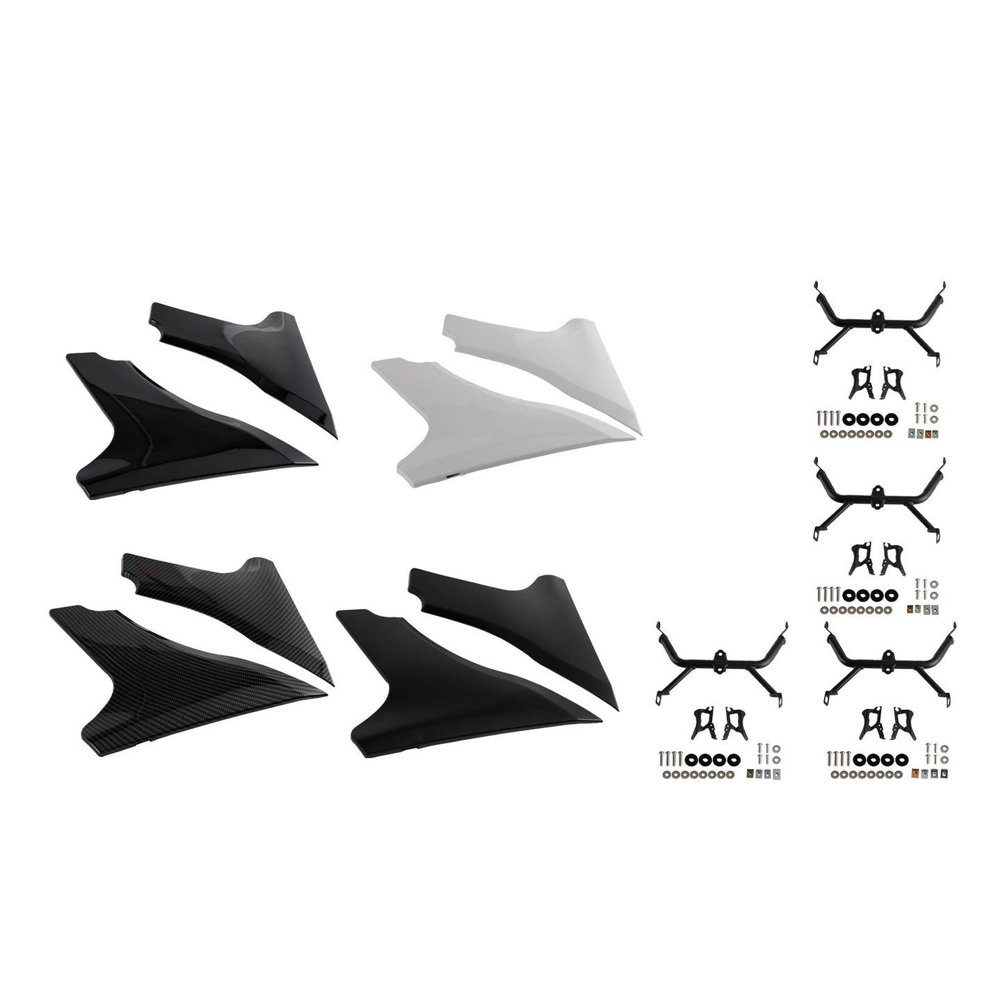 2023-later FLTRXSE and 2024 FLTRX and FLTRXSTSE models Side Panel Brackets Support Spoiler