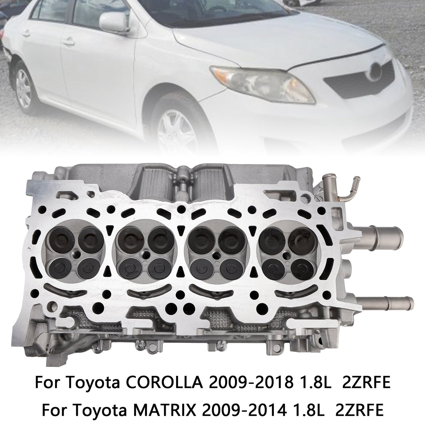 2009-2014 Toyota MATRIX 1.8L Cylinder Head 2ZRFE