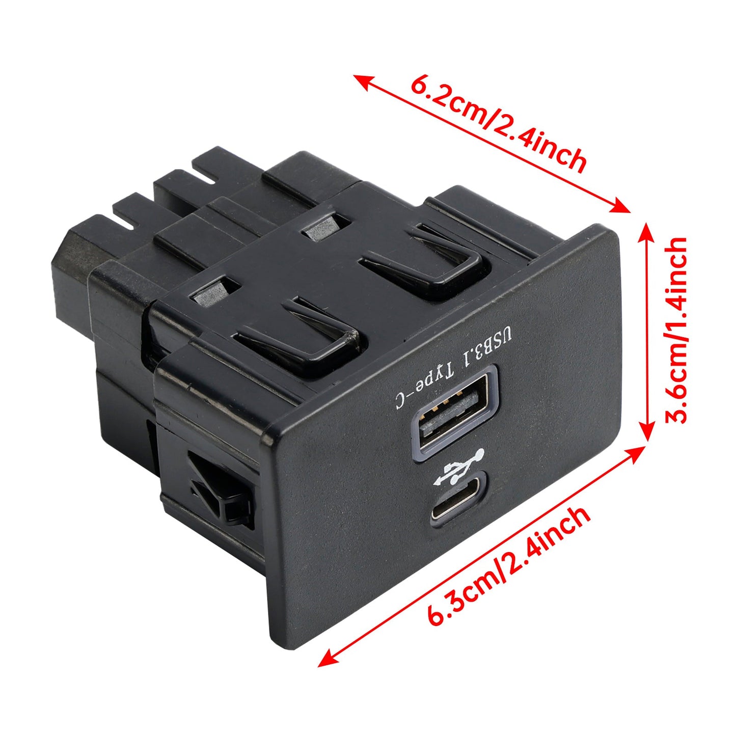 2020-2021 Ford Expedition King Ranch, Limited, Max King Ranch, Max Limited, Max Platinum, Max SSV, Max XLT, Platinum, SSV, XLT Apple USB CarPlay Upgrade Interface Module Sync 3 Media Hub F HC3Z-19A387-E