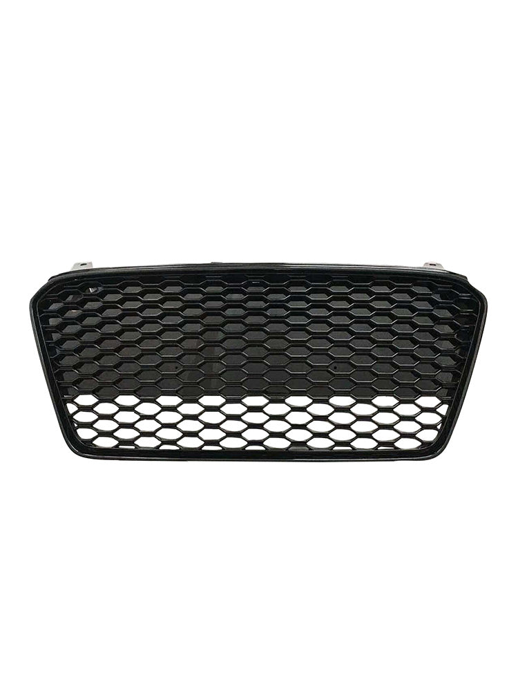 2014 For Audi R8 Front Henycomb Bumper Grille Grill Gloss Black