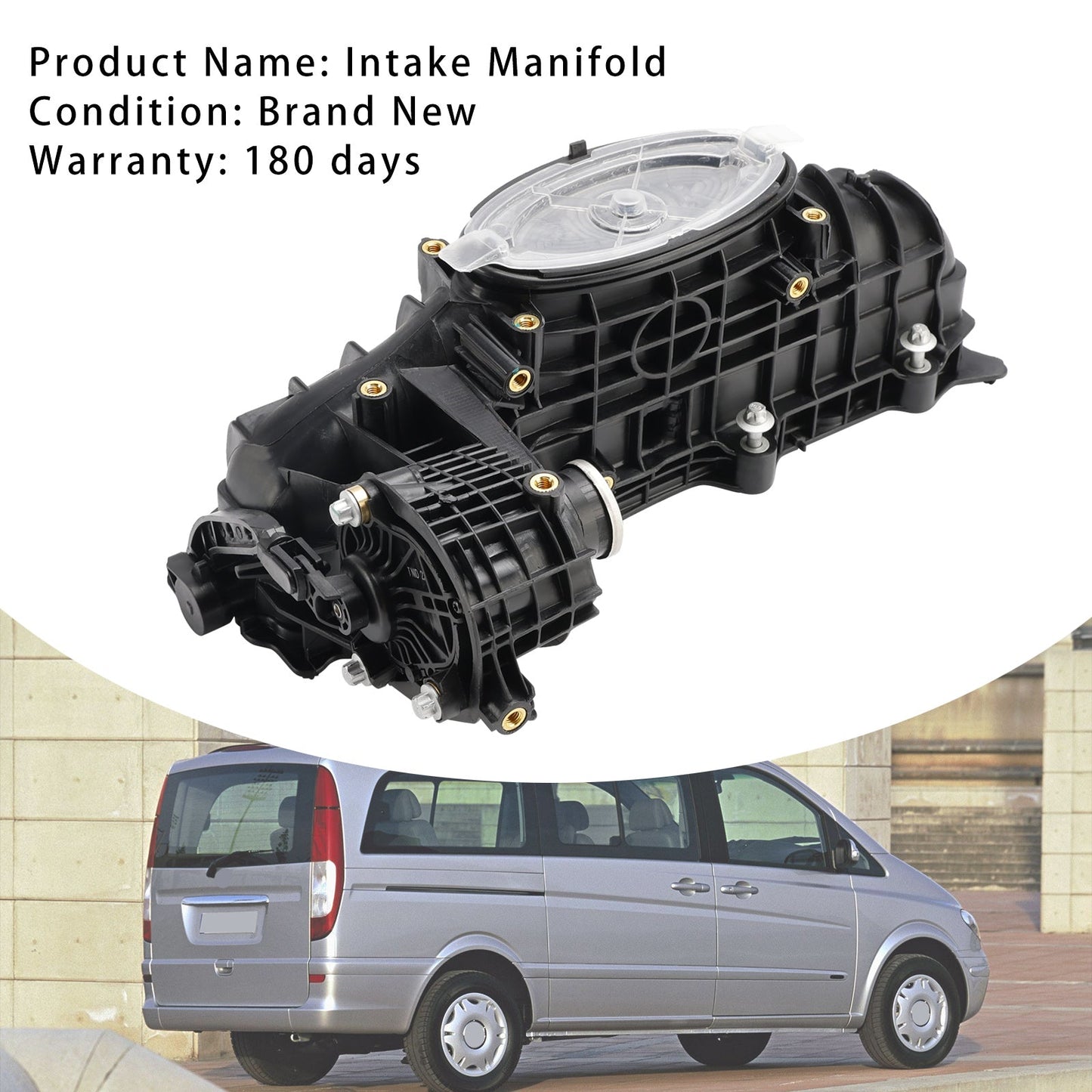 2009-2016 Mercedes E-Class T-Modell S212 Inlet Manifold W/ Actuator Motor 6510905737 A6511500094