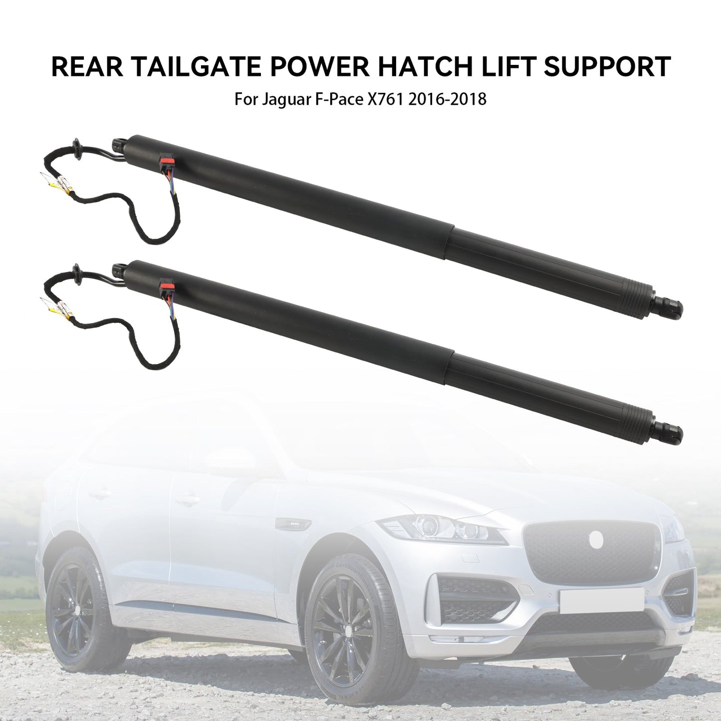 2016-2018 Jaguar F-Pace X761 2PCS Rear Electric Tailgate Struts HK8370354AA T4A1144 462420086