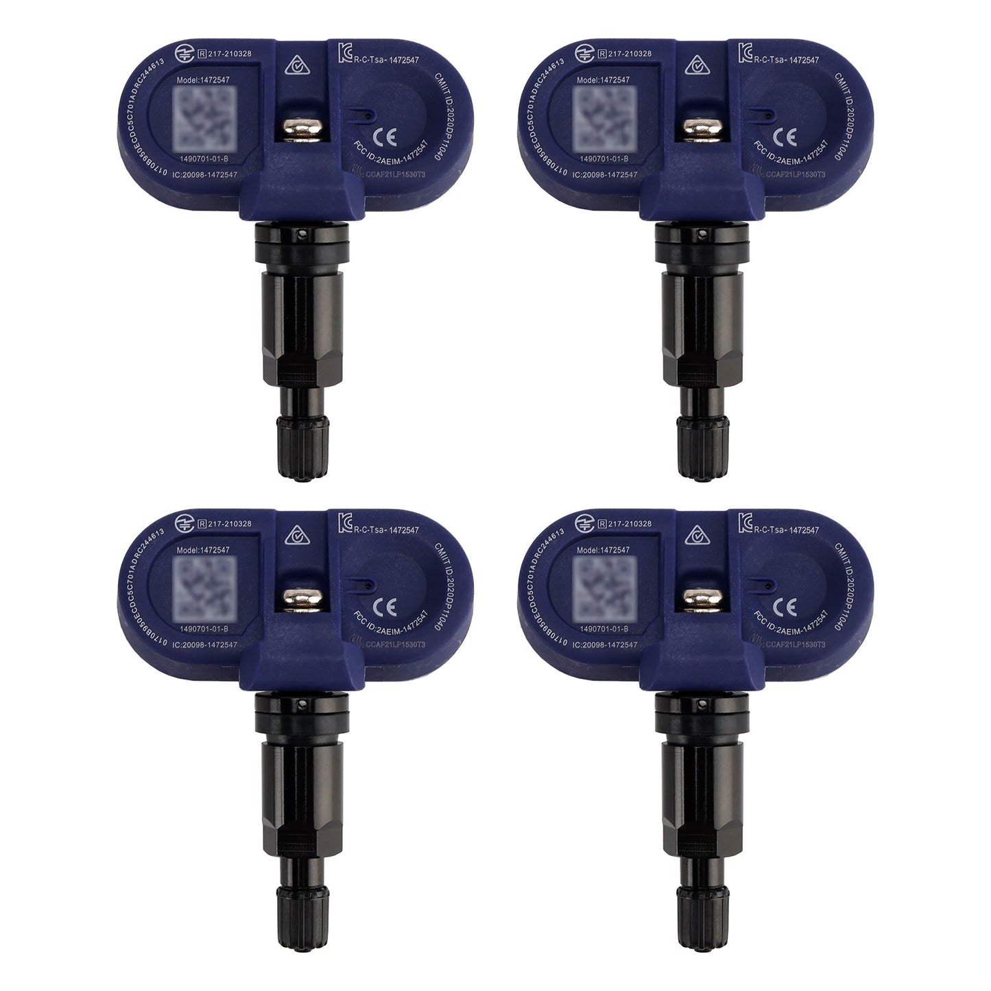 2021-2024 Tesla Model 3 / S / X / Y 4Pcs Bluetooth TPMS Tire Pressure Sensor