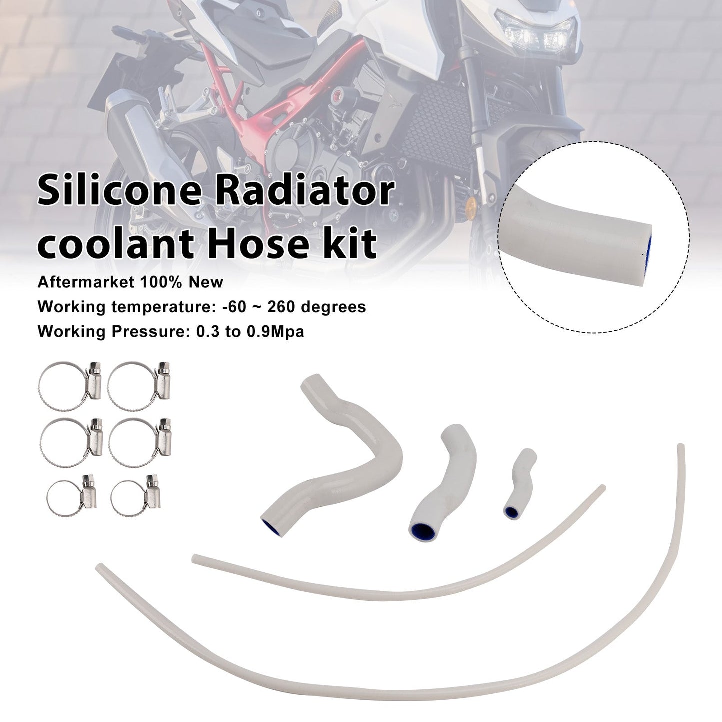2023-2025 Honda CB750 Hornet Silicone Radiator coolant Hose