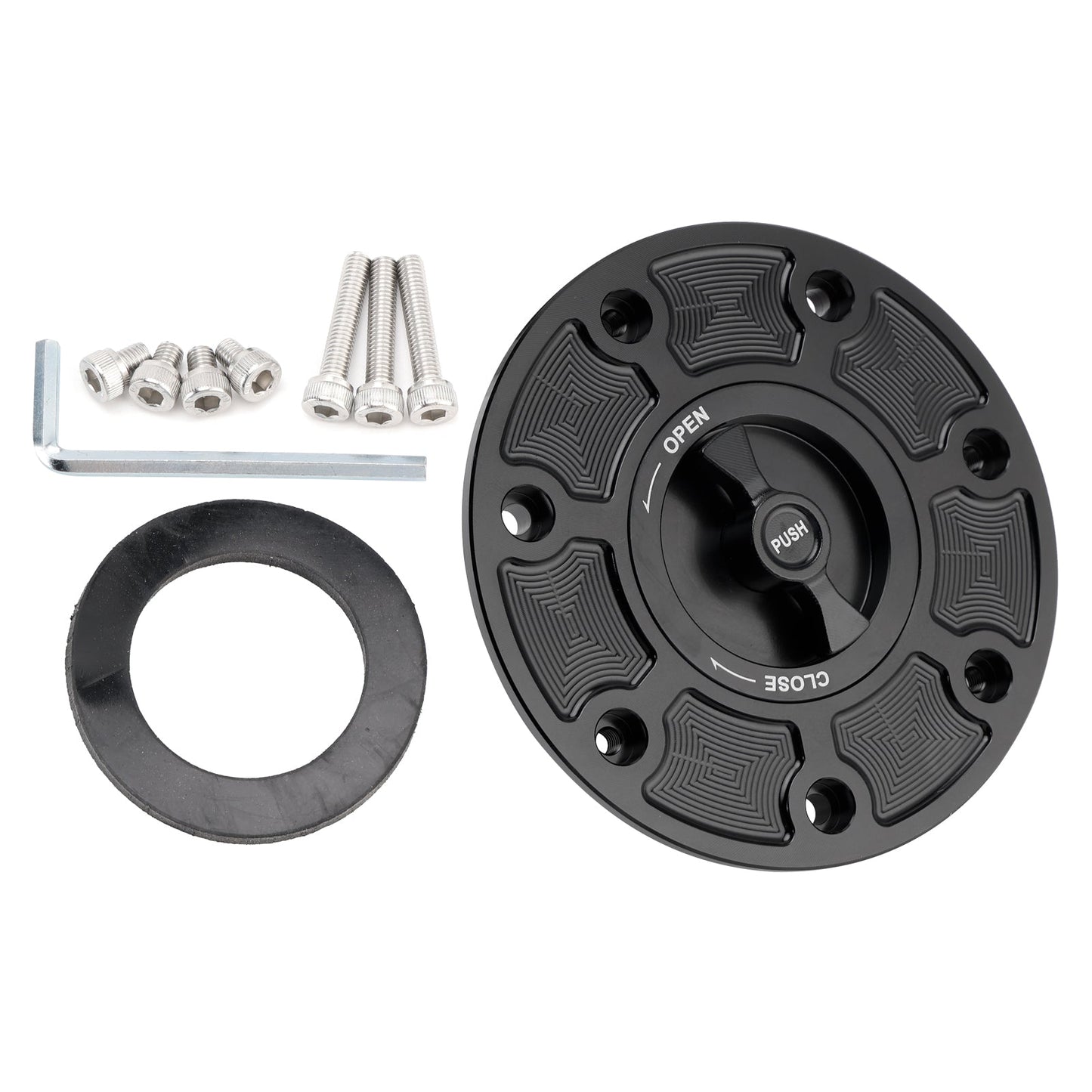 ALUMINUM QUICK-TURN FUEL GAS CAP FOR 390/790/890 DUK 2017-2025 93807908000