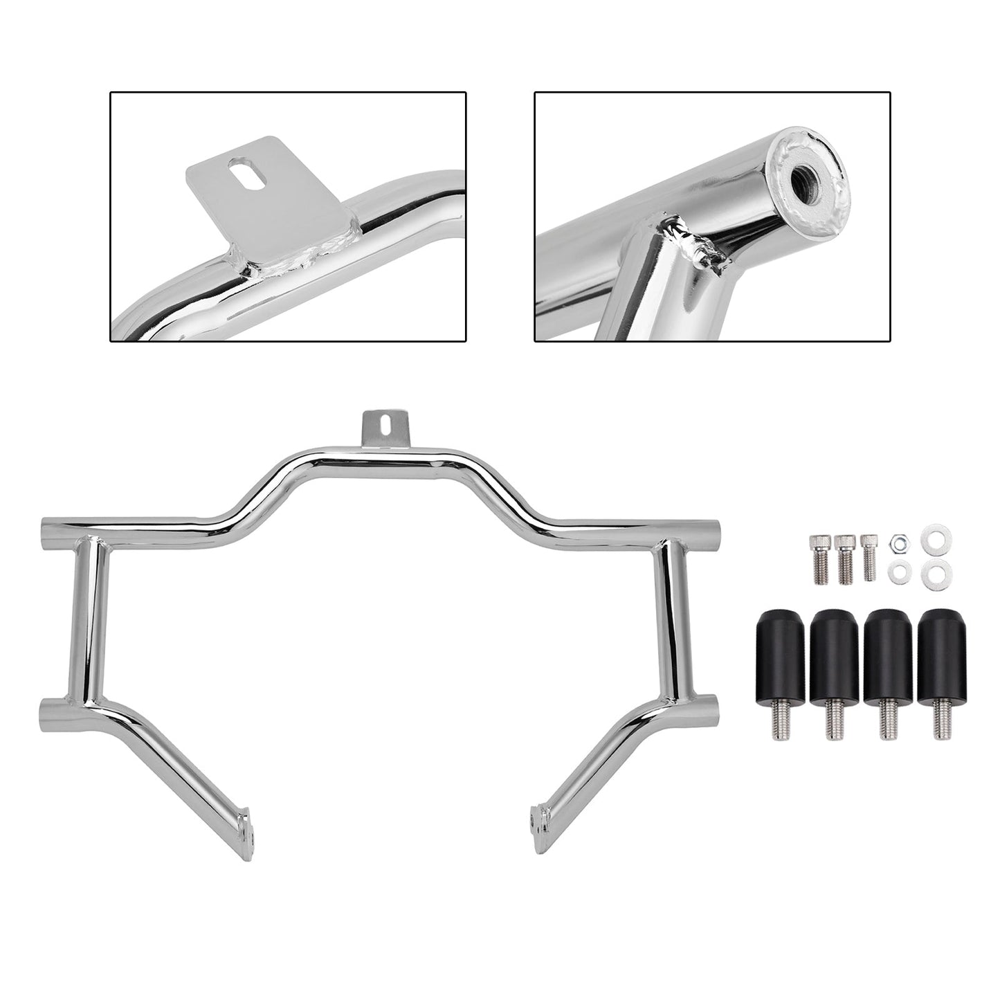 2014-2023 Road King Police FLHP Engine Guard Anti-Crash Bumper Protector Chrome