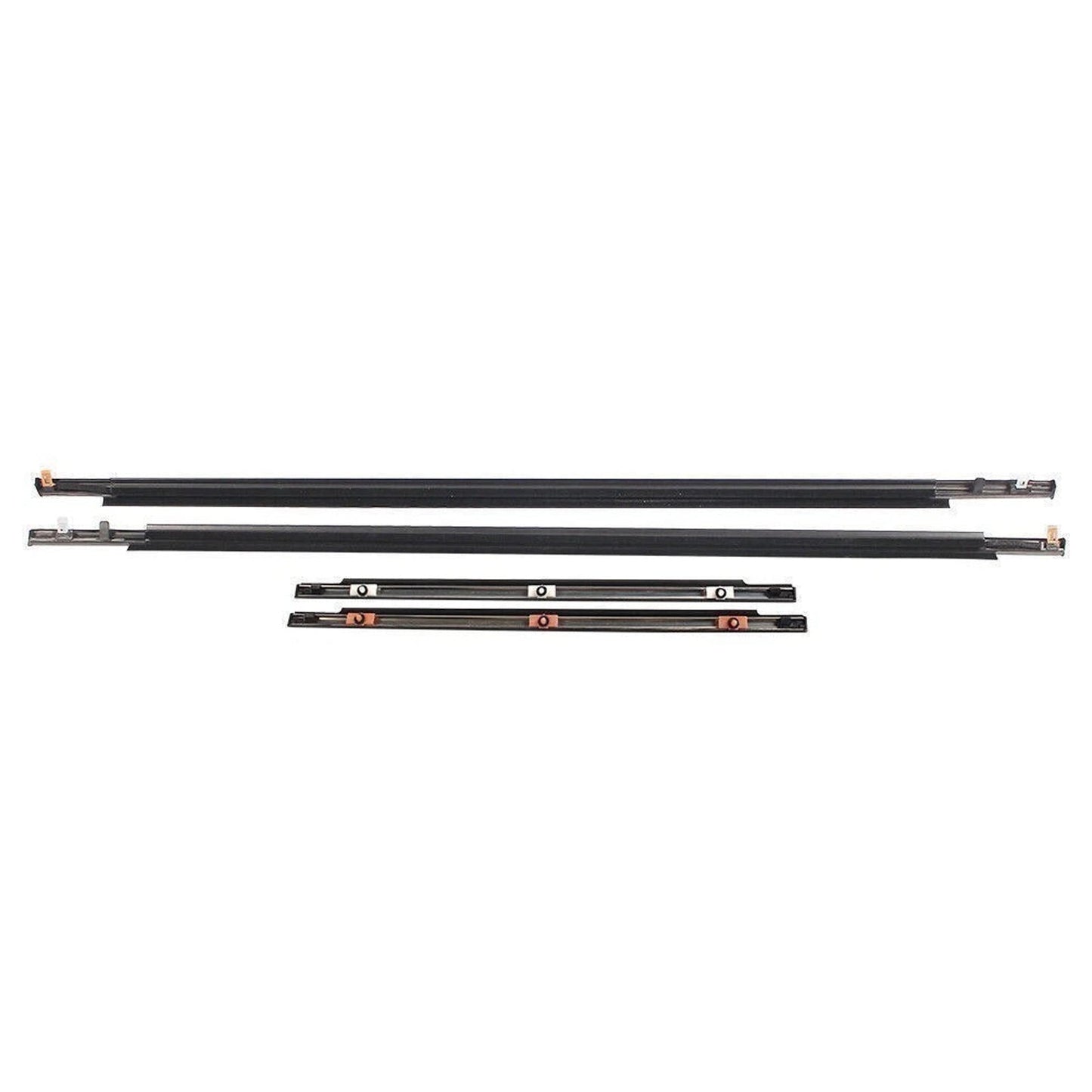 2007-2014 Toyota FJ Cruiser 4PCS Window Moulding Trim Seal Belt Weatherstrip