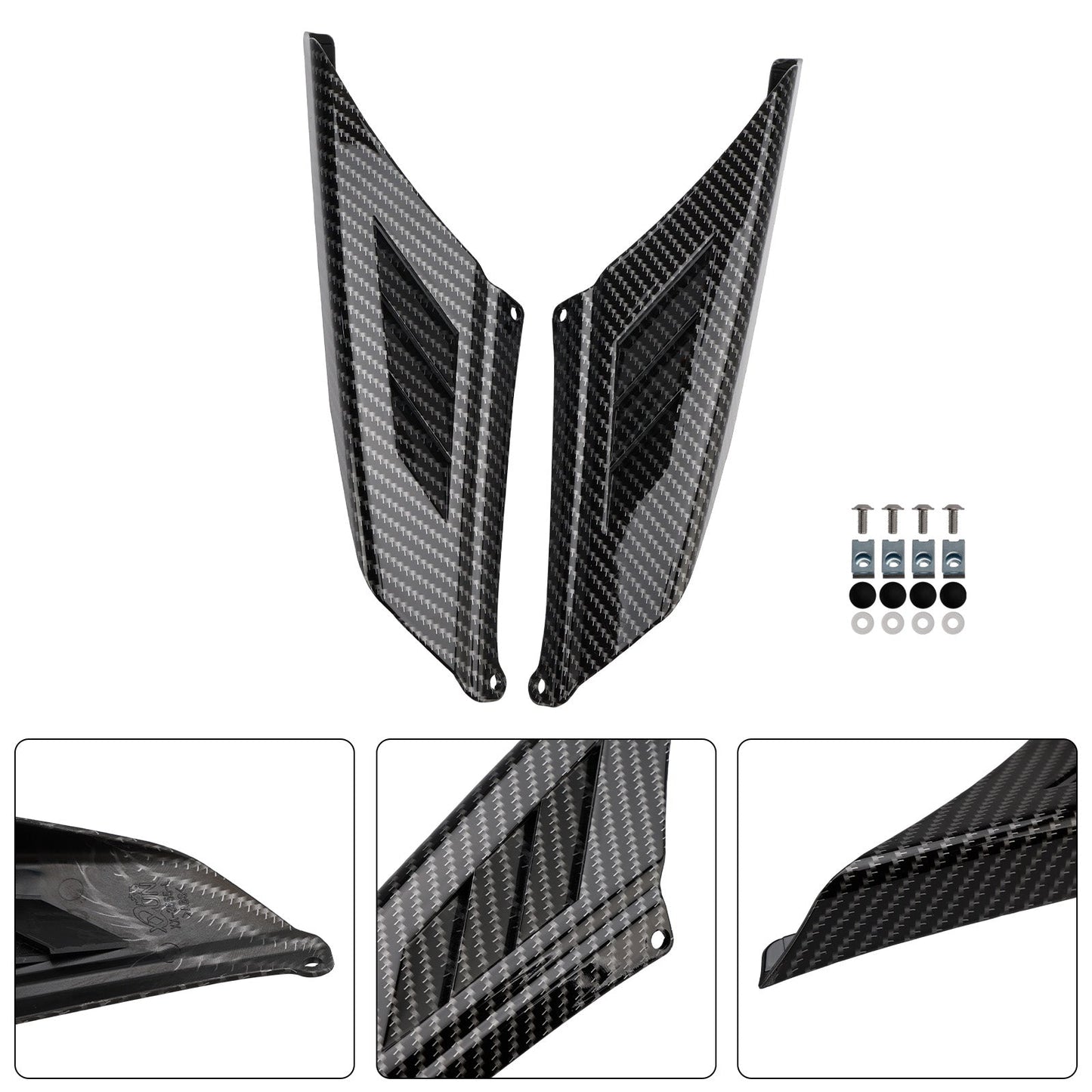 2023-2025 Kawasaki NINJA ZX-4R ZX-4RR Rear Tail Wing Fixed Wing Fairing
