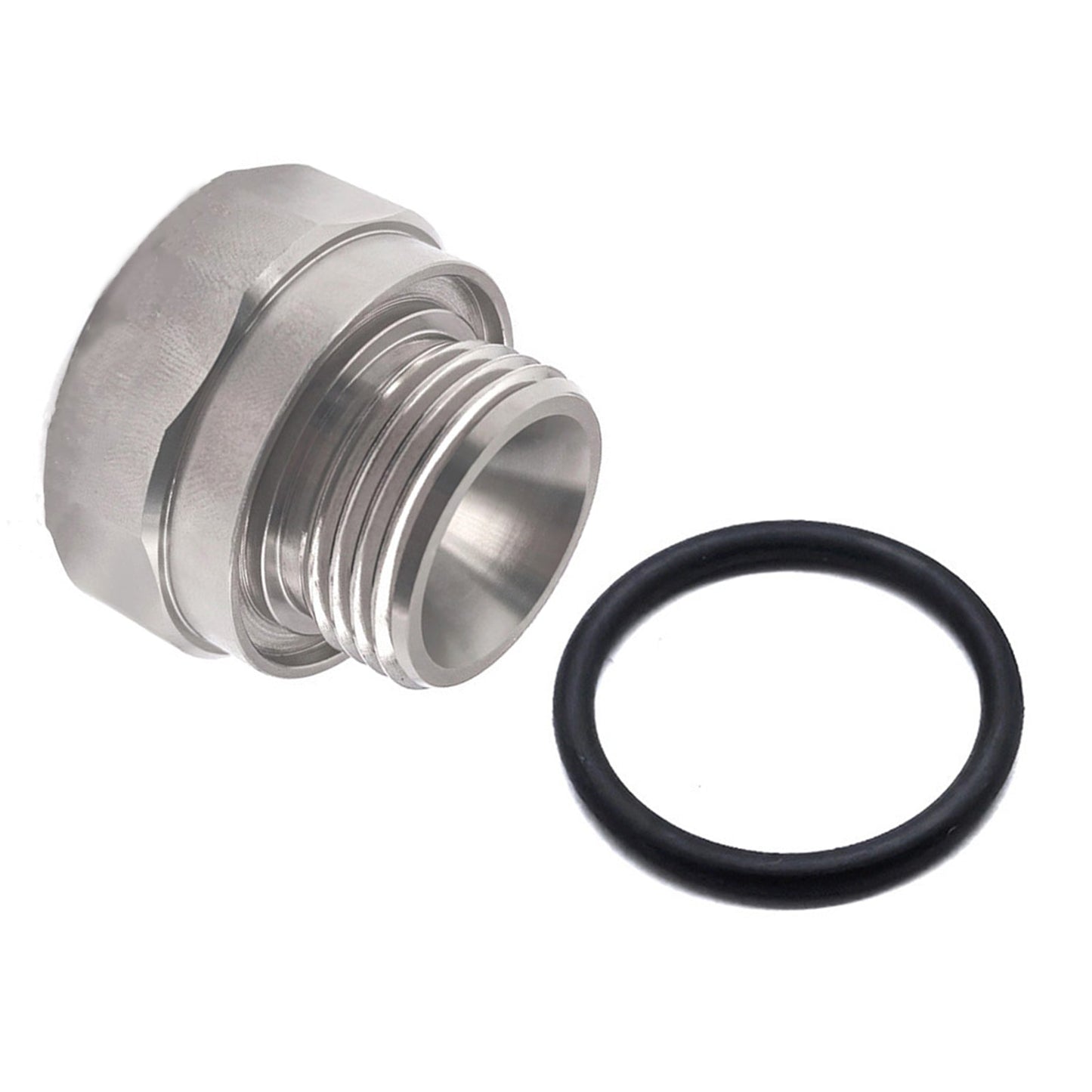 Thread Size Oil Drain Valve Adapter Silver A-211 27mm-2.0