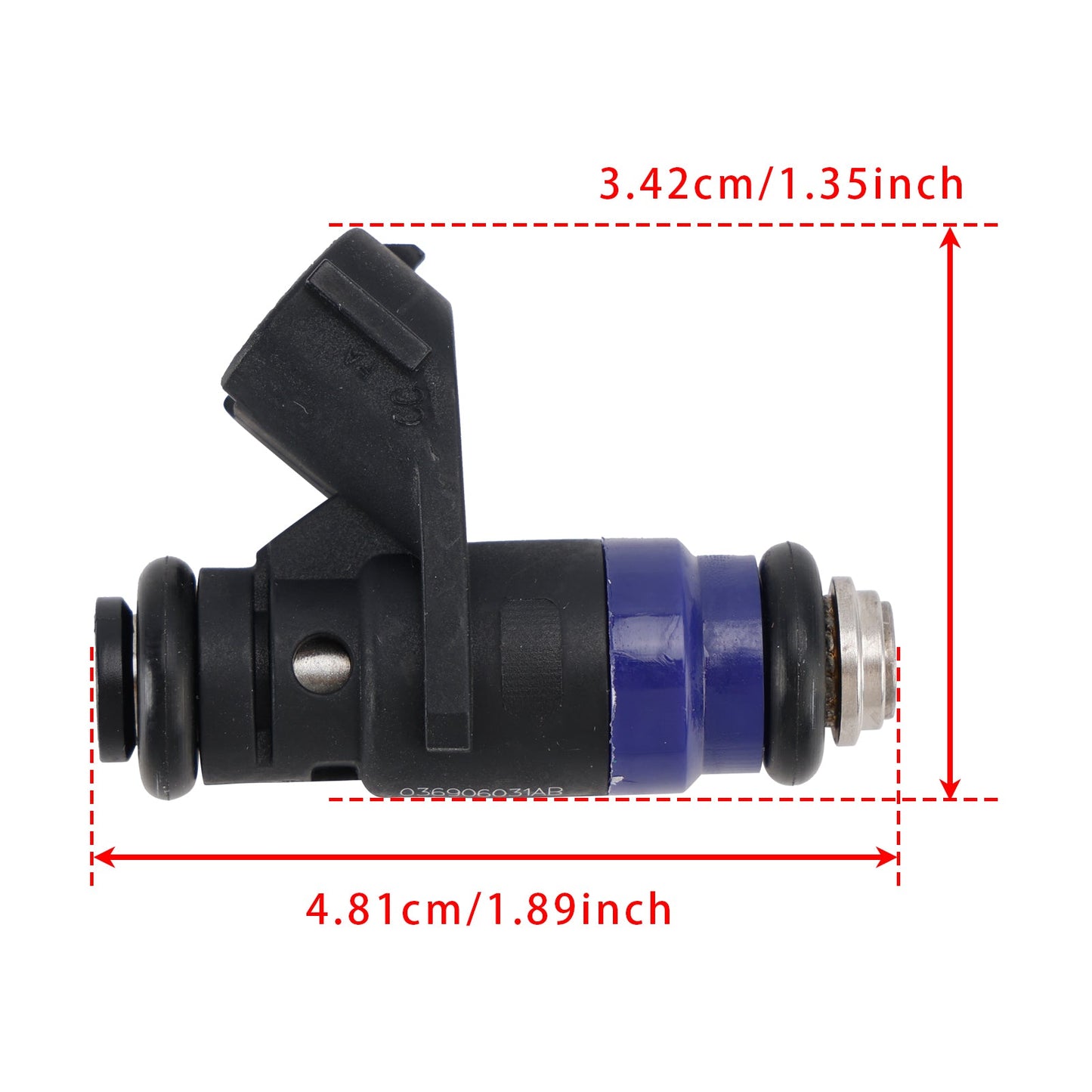 1Pcs Fuel Injector For VW Polo Skoda Fabia I Seat Ibiza III 1.4 16V 036906031AB