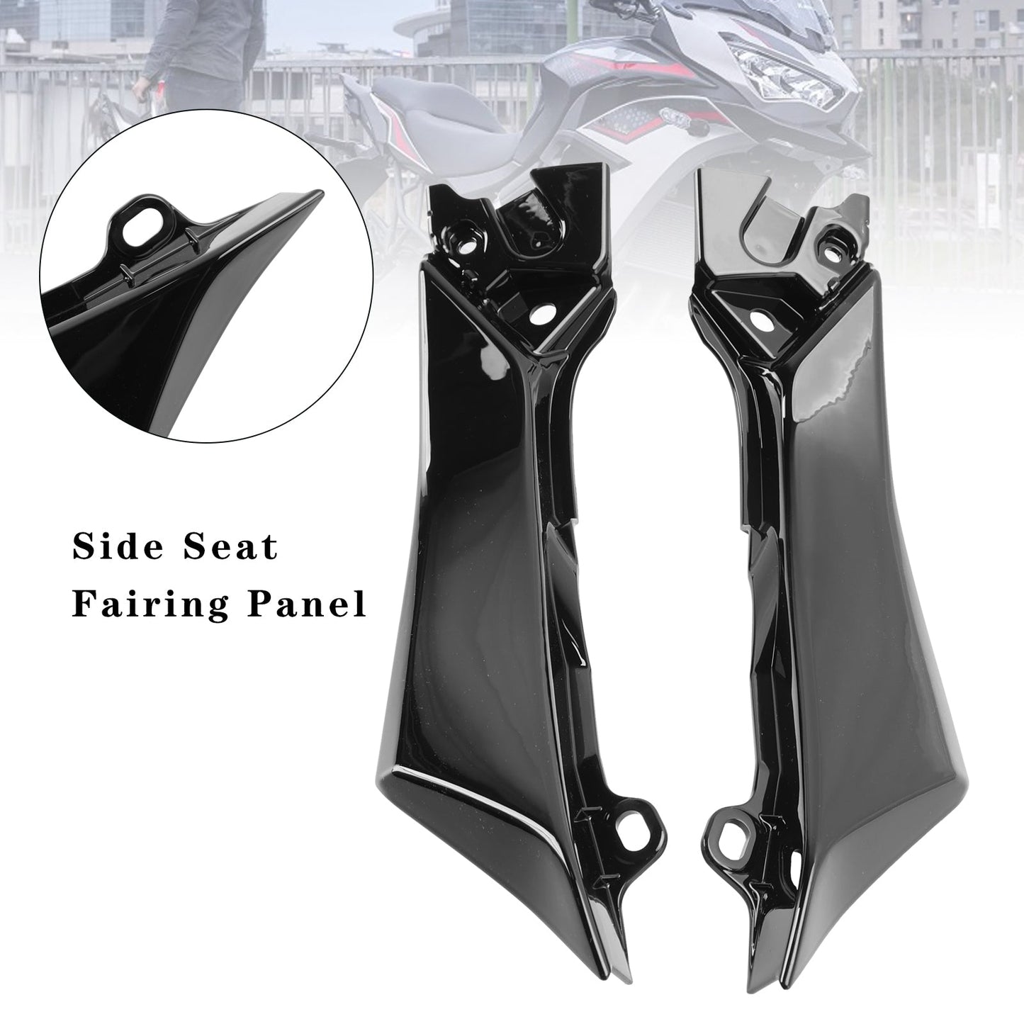 2022-2024 Kawasaki Versys 650 KLE650 Side Seat Fairing Panel Cowl