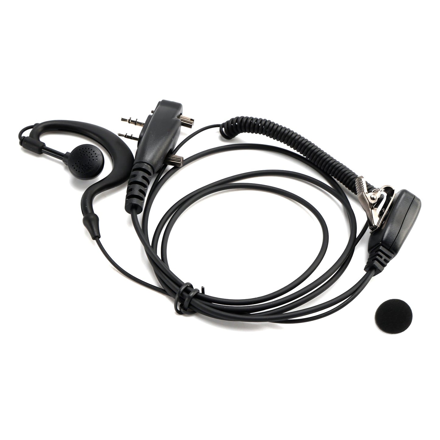 ICOM F1000-011 Curved Earhook Headset For ICOM A16 IC-F3230 F4230D F1100 F2100D