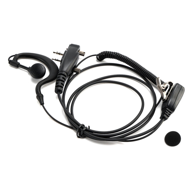 ICOM F1000-011 Curved Earhook Headset For ICOM A16 IC-F3230 F4230D F1100 F2100D