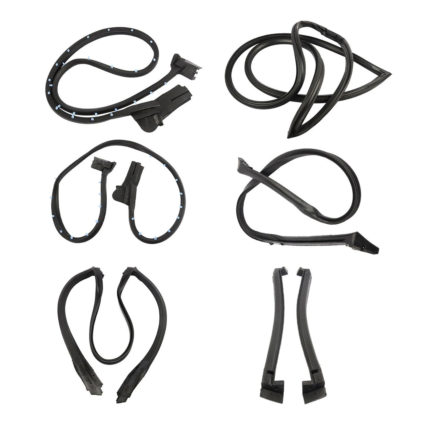 1984-1996 Chevrolet Corvette C4 Coupe Seal Weatherstrip Kit Waterproof 9096GGW