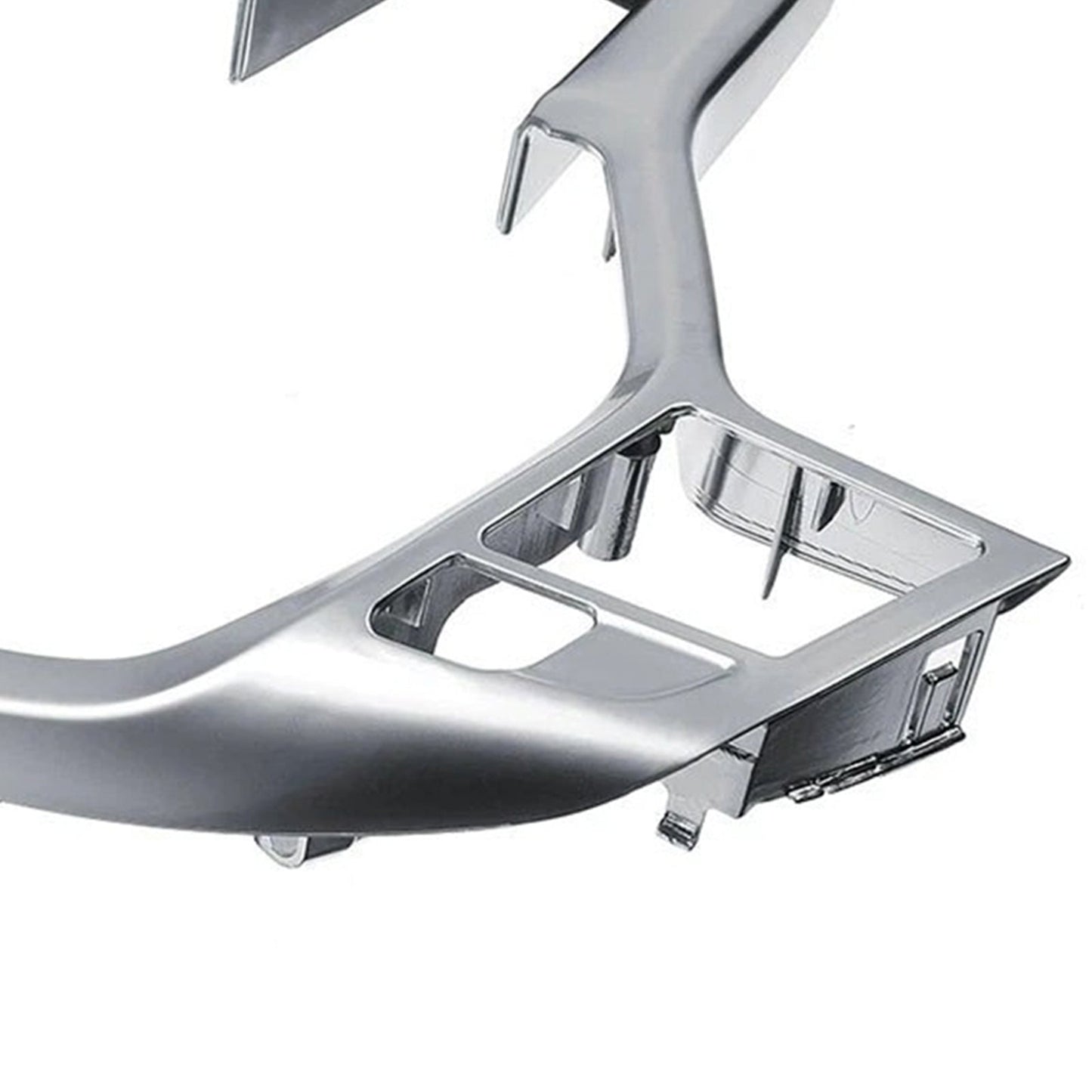 Silver Chrome Steering Wheel Trim Cover For Mercedes Benz W204 W207 W212 C-Class