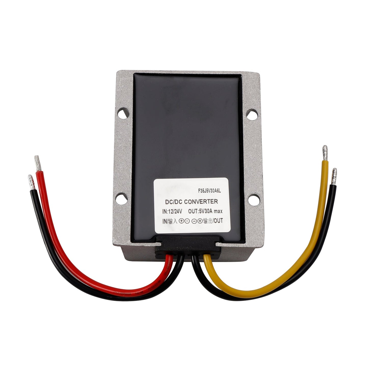 WaterProof 12V/24V to 5V 30A 150W Step Down DC/DC Power Converter Regulator