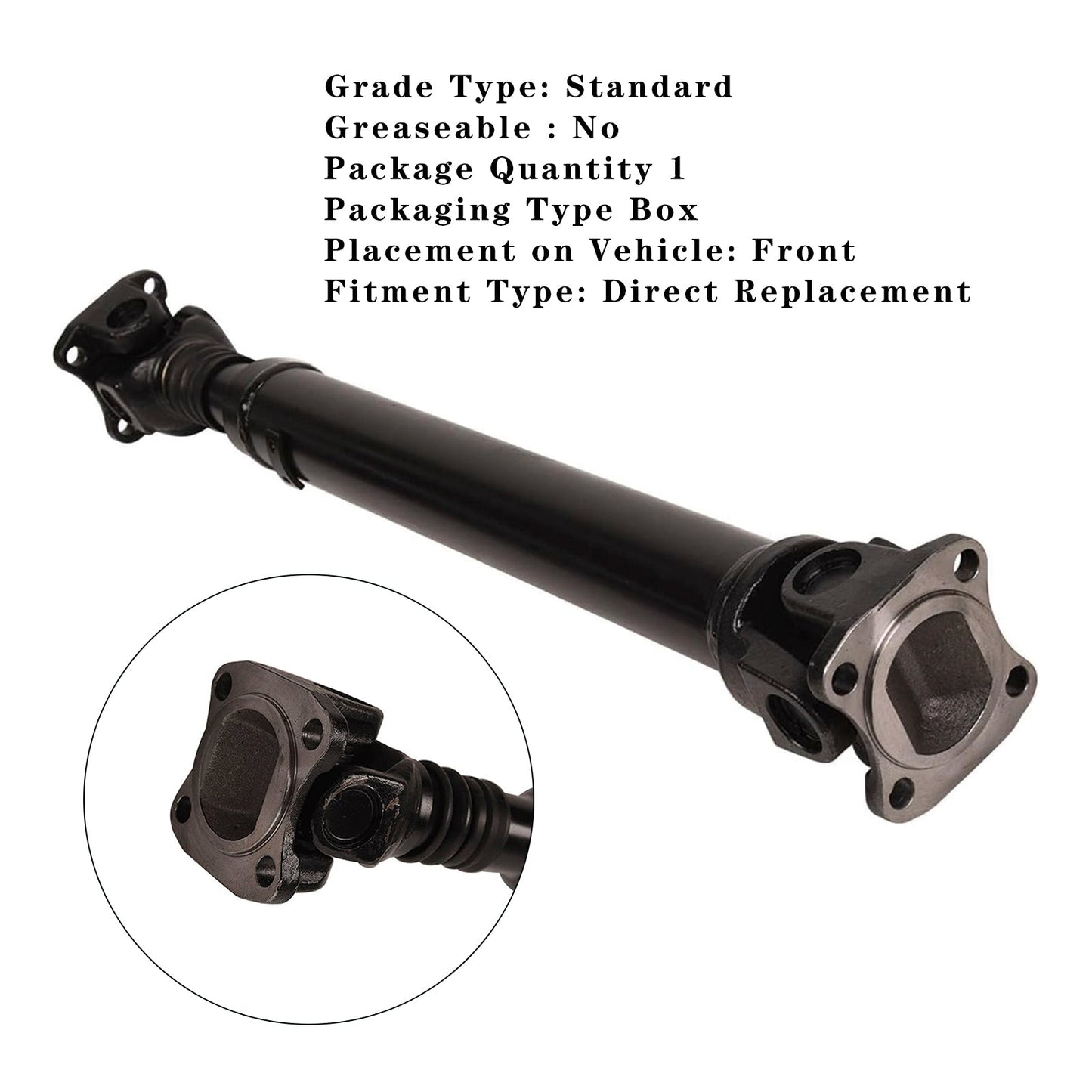 2006-2007 Mercedes-Benz E350 W211 Front Side AWD Front Driveshaft Prop Shaft Assembly 2204107106 MB2204107106