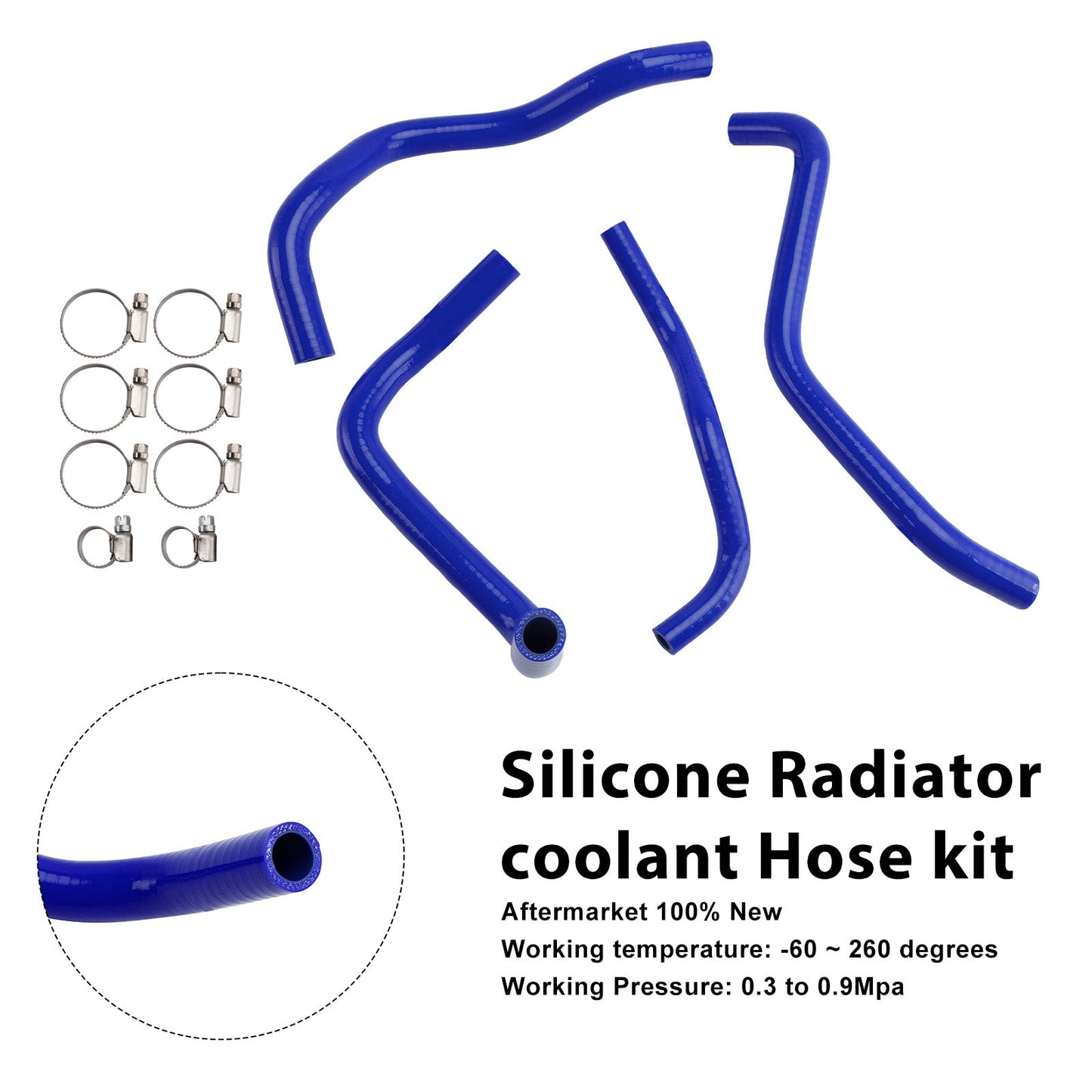 2024-2025 Honda NX400 NX500 Silicone Radiator coolant Hose
