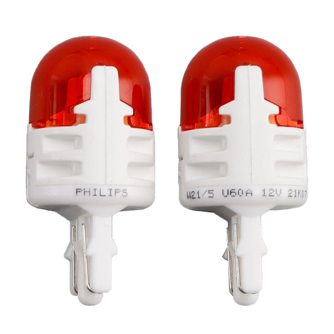 Car Light LED-AMBER Ultinon Pro6000 W21/5W 11066AU60 For PHILIPS