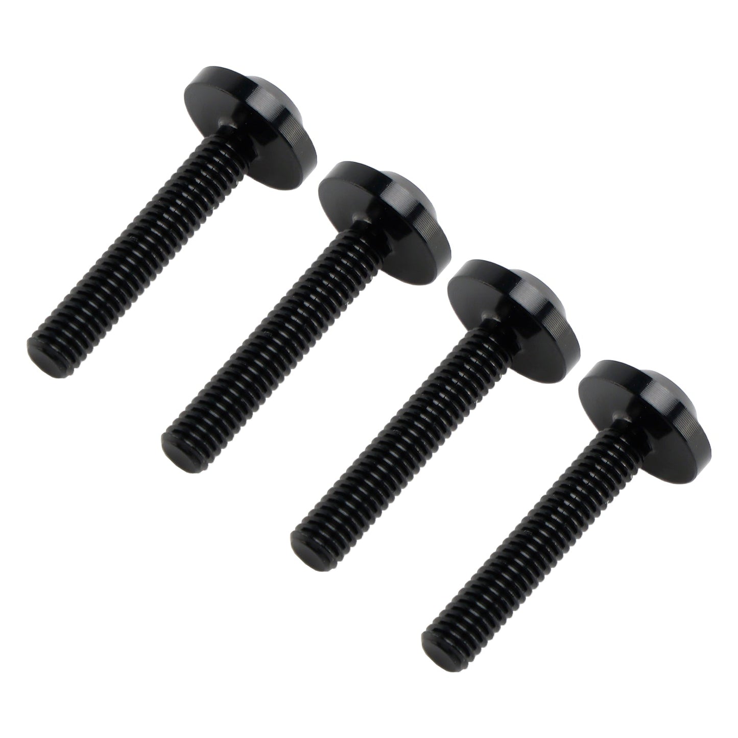 4x ALU Black Decorative Windshield Screws For Road Glide FLTR FLTRX 2015-2023