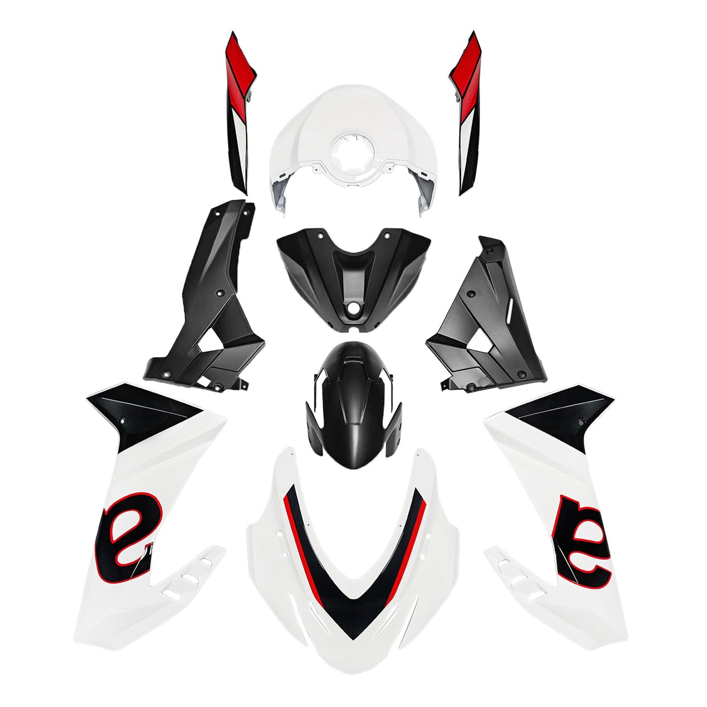 Injection ABS Plastic Bodywork Fairing Kit for Aprilia RS457 2024-2025 06#