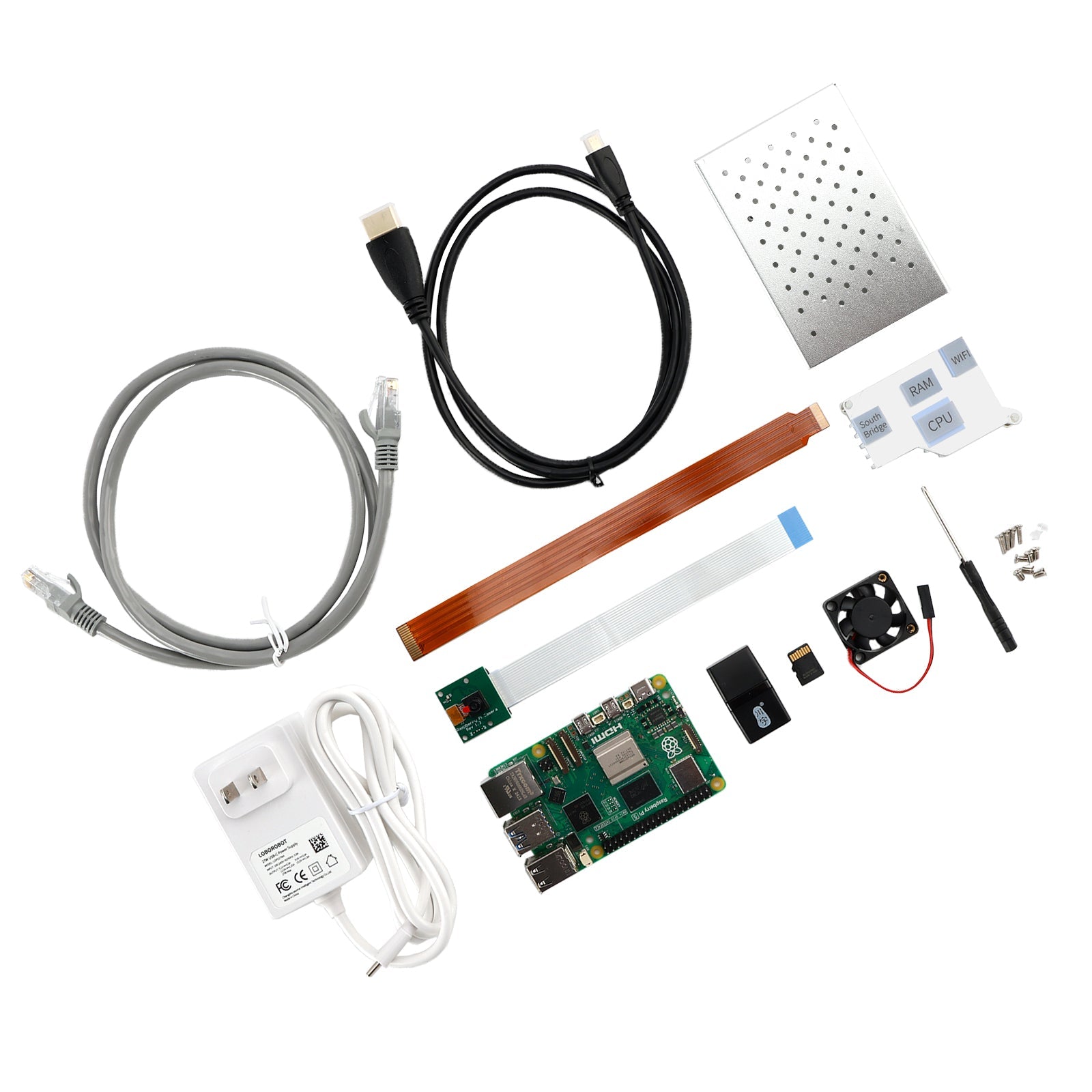 Raspberry Pi 5 Kit 8G Development Board Camera Python Programming Adva ...