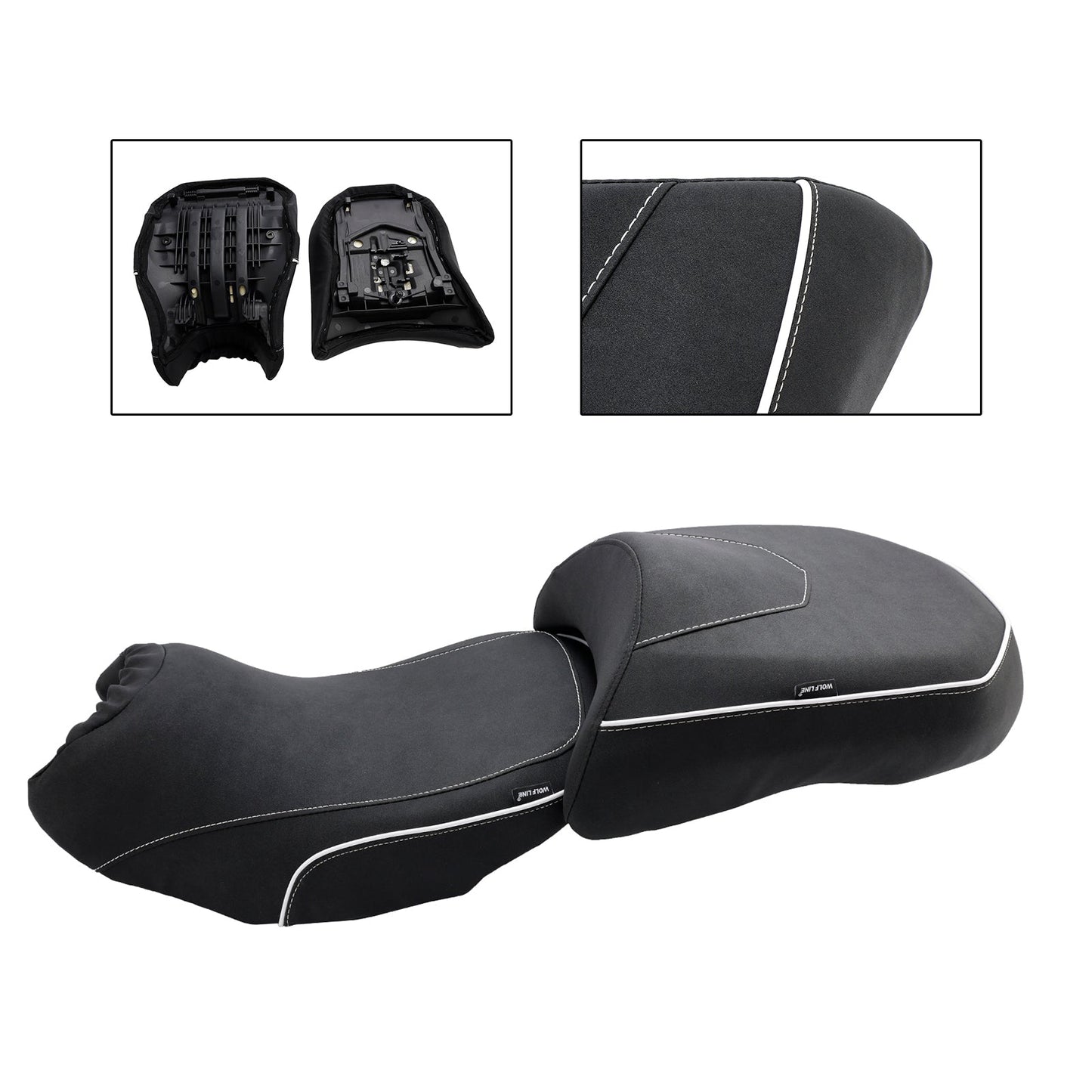 2019-2023 BMW R1250GS/GS ADV Replace Front Rear Driver Passenger Seat Black