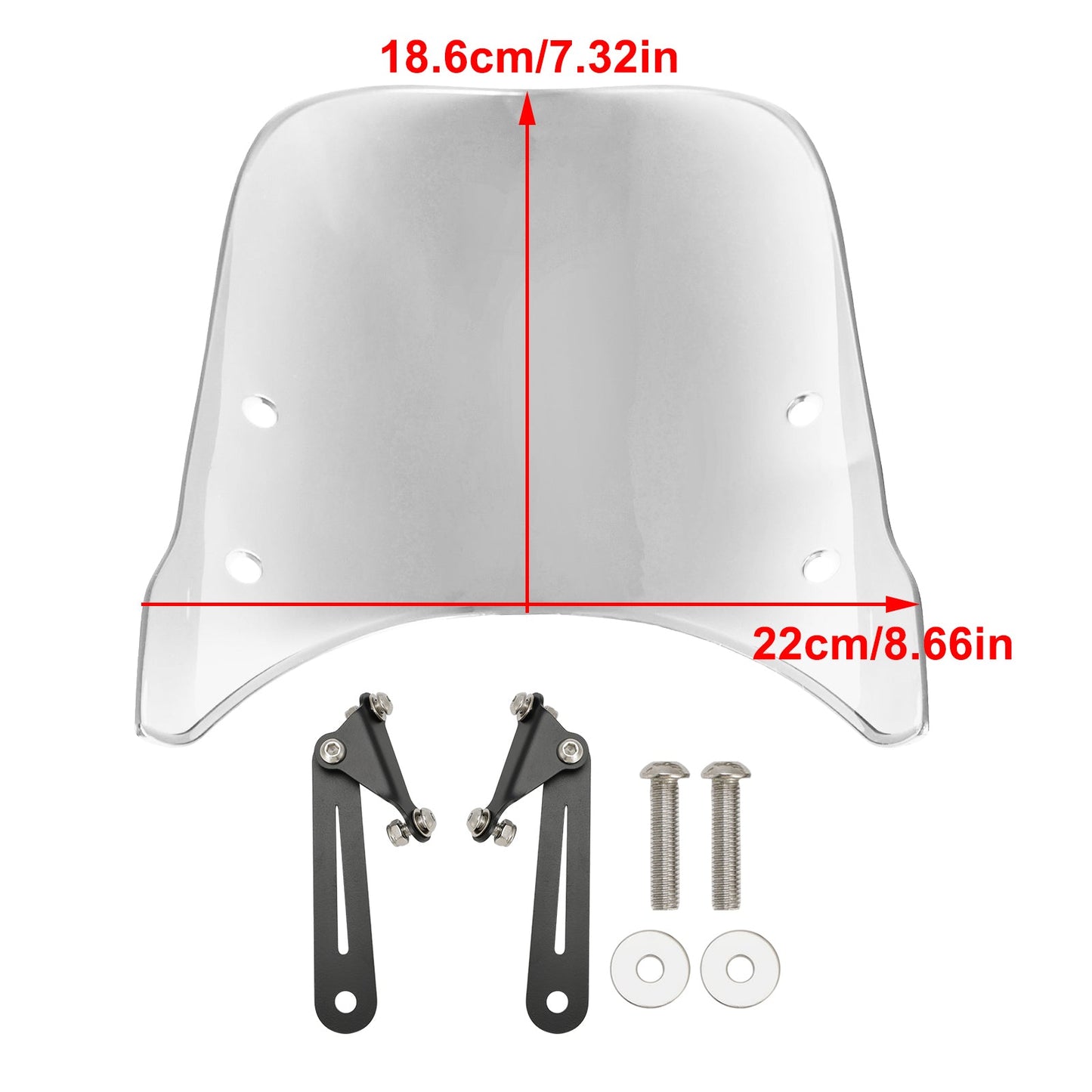 Windshield WindScreen fit for Scrambler 1200 XC XE 19-23 Street Twin 900 16-23